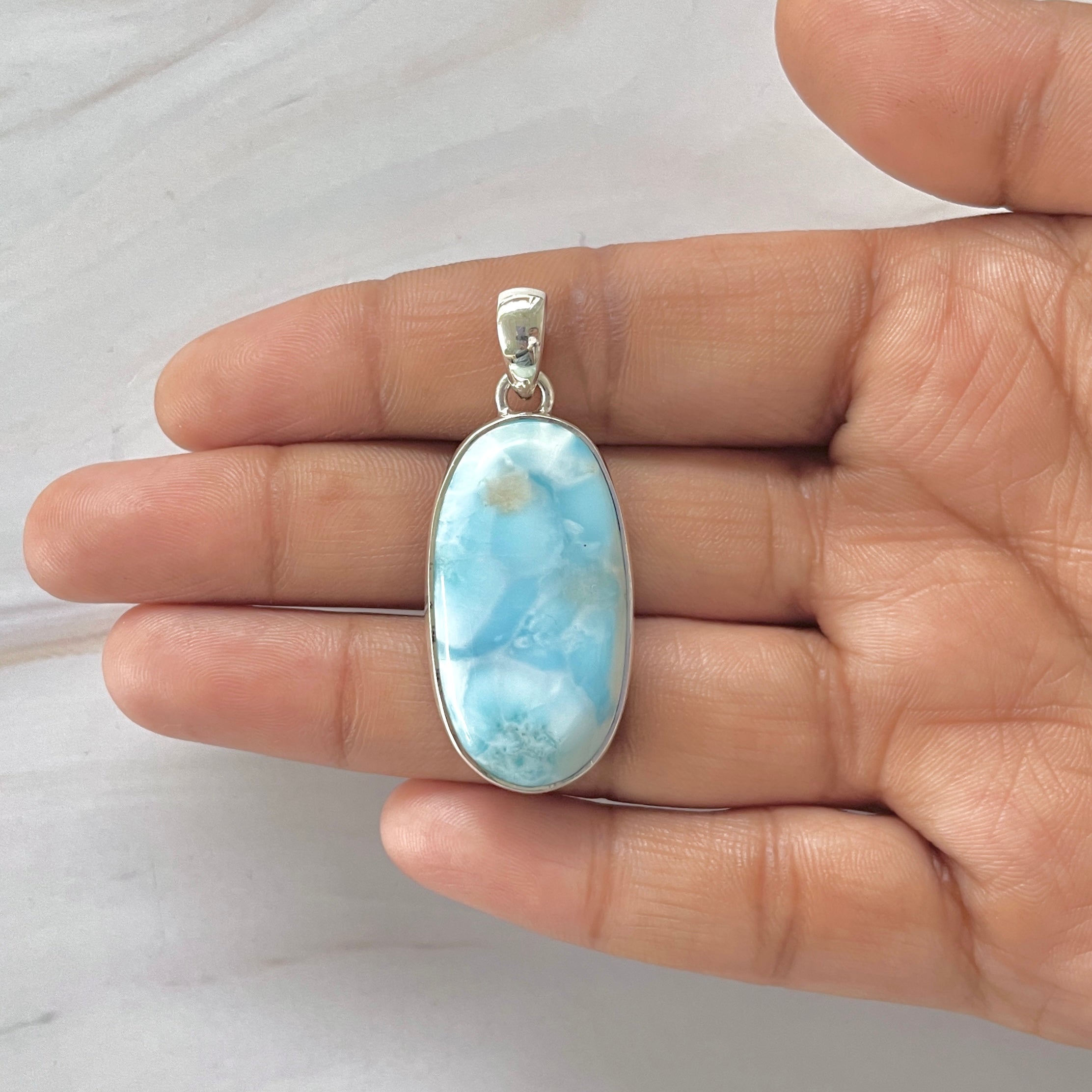 Larimar Pendant-(LAR-1-321)