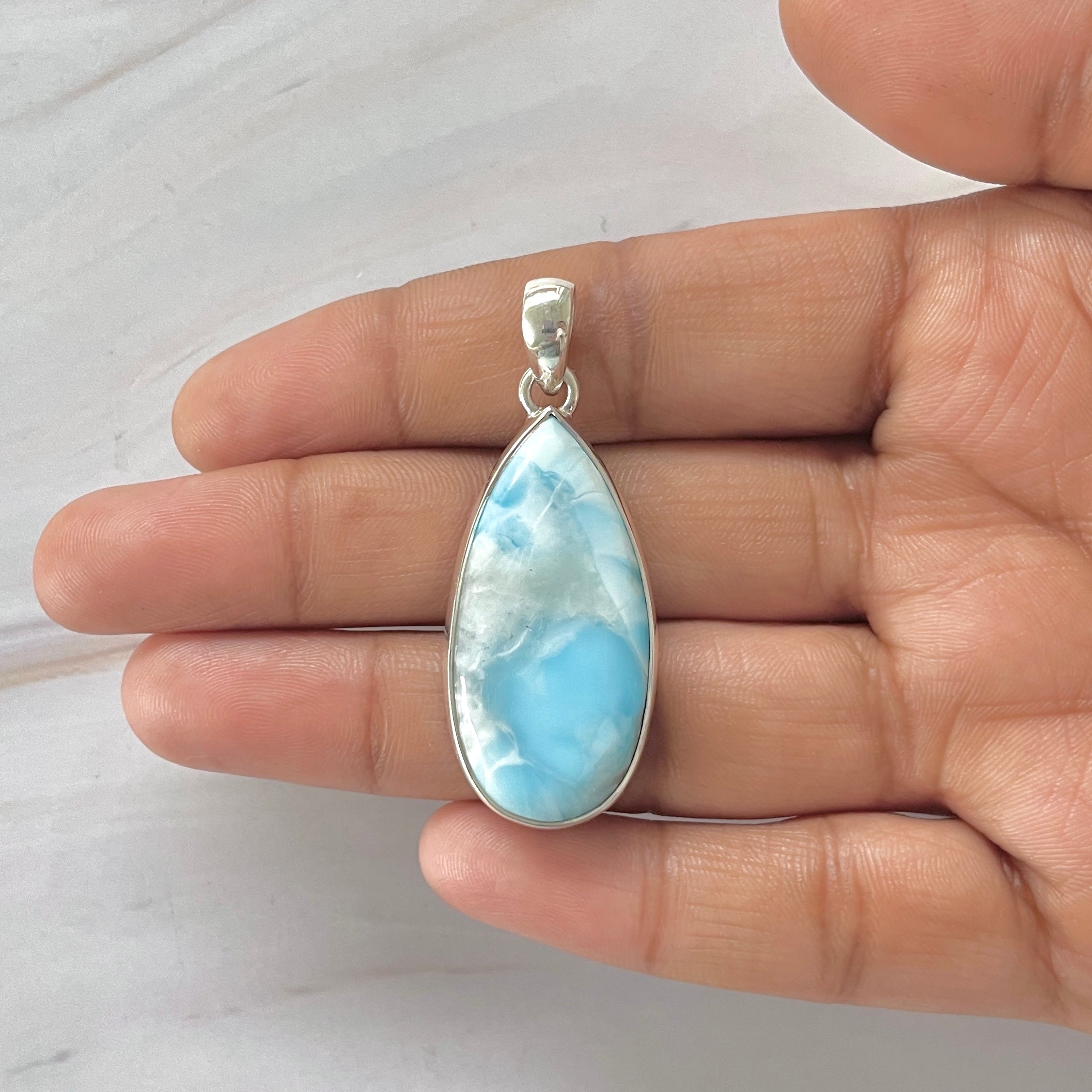 Larimar Pendant-(LAR-1-322)