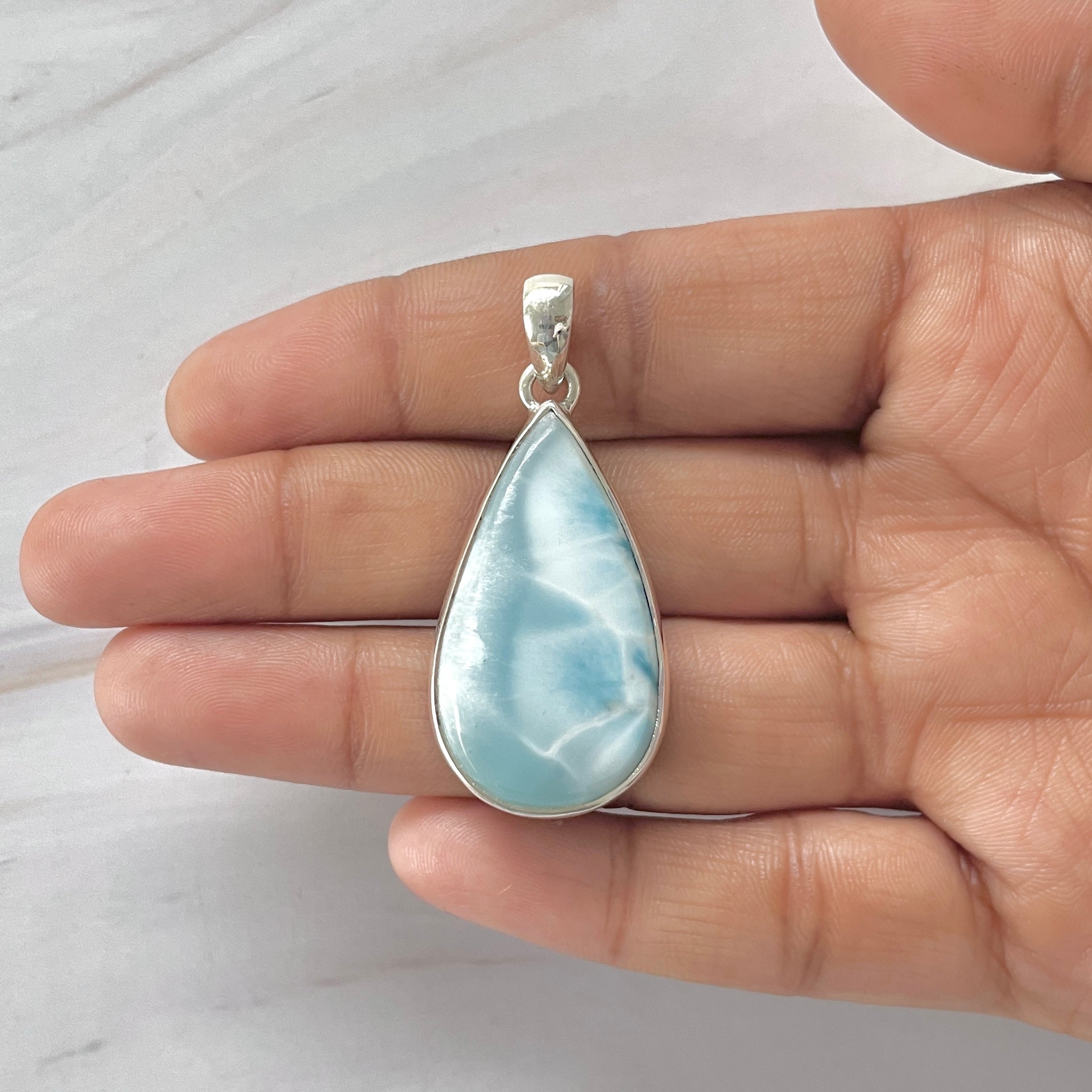 Larimar Pendant-(LAR-1-326)