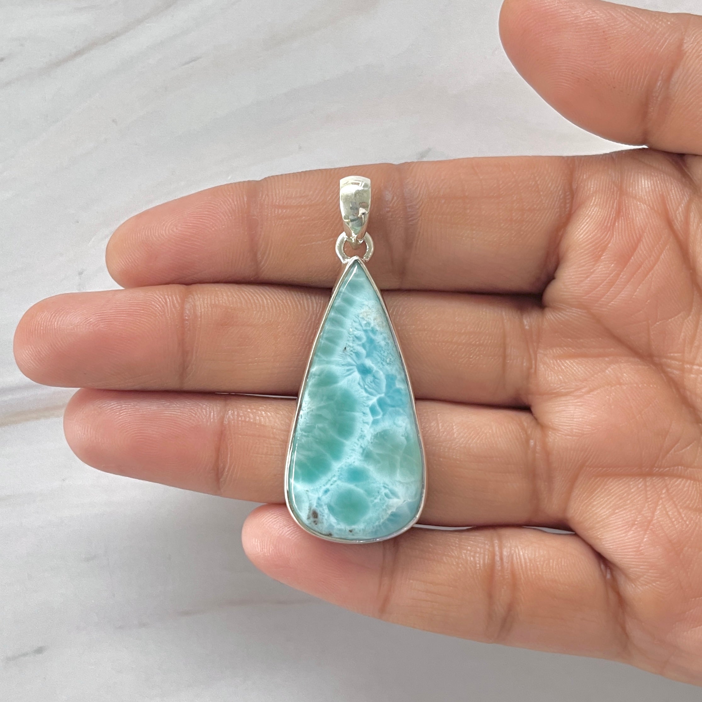 Larimar Pendant-(LAR-1-327)