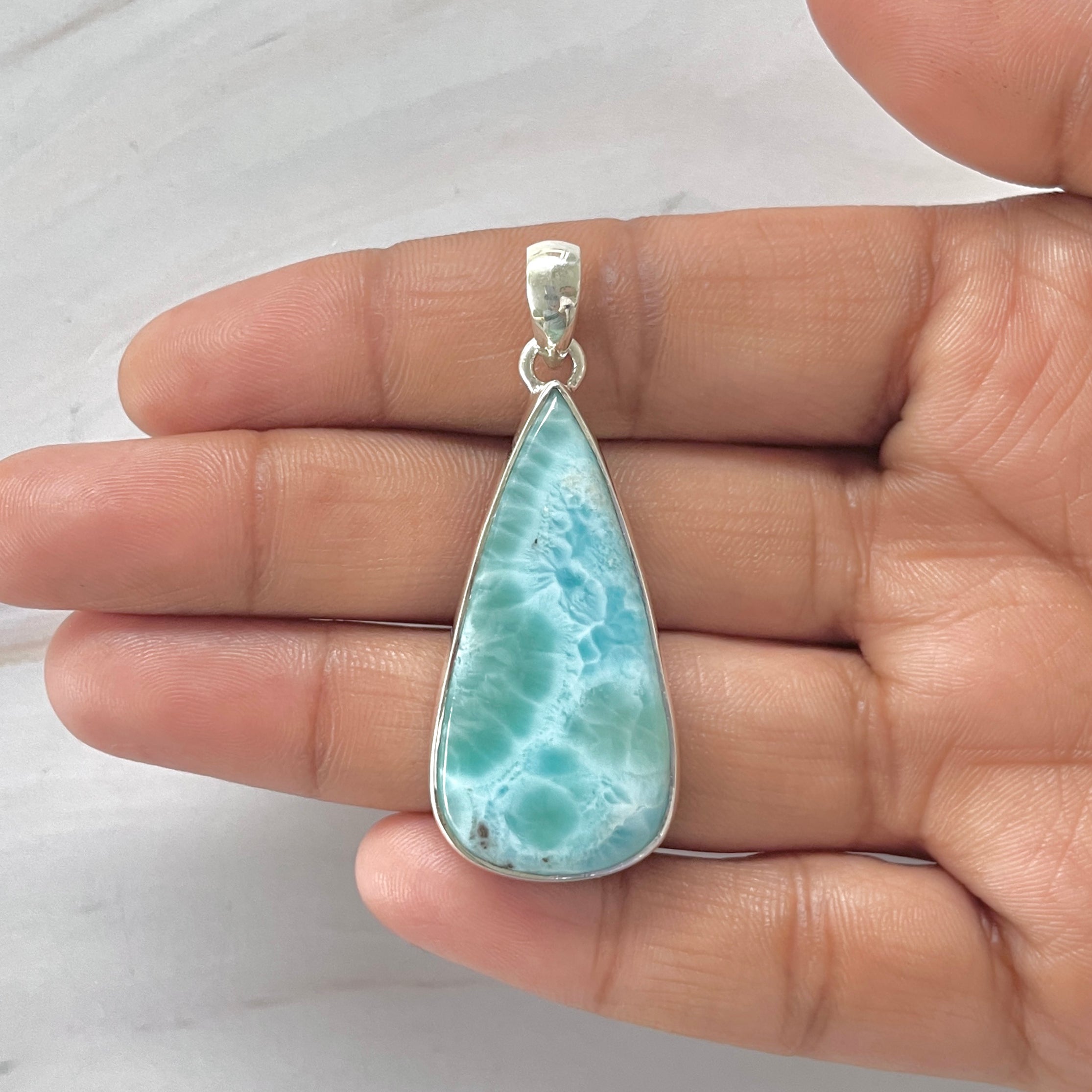 Larimar Pendant-(LAR-1-327)