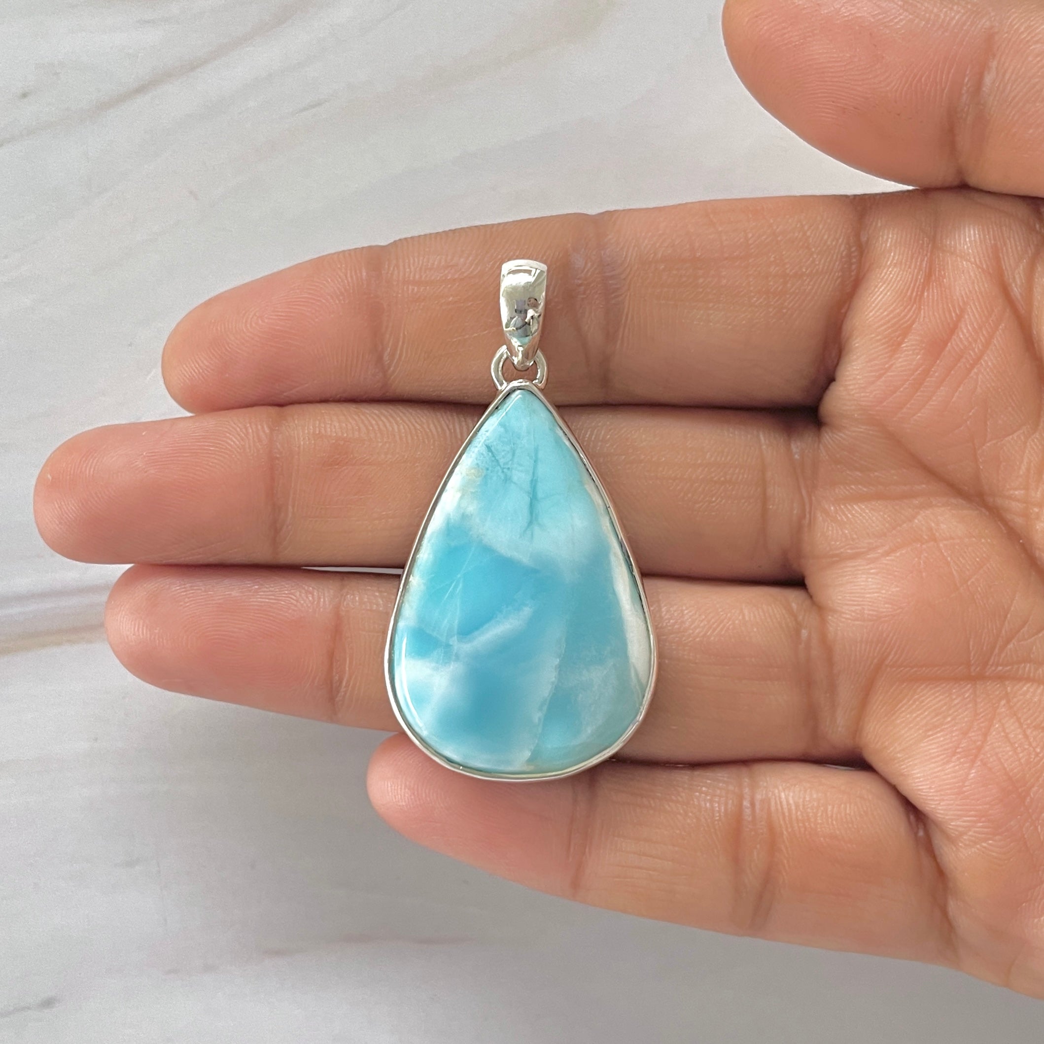 Larimar Pendant-(LAR-1-330)
