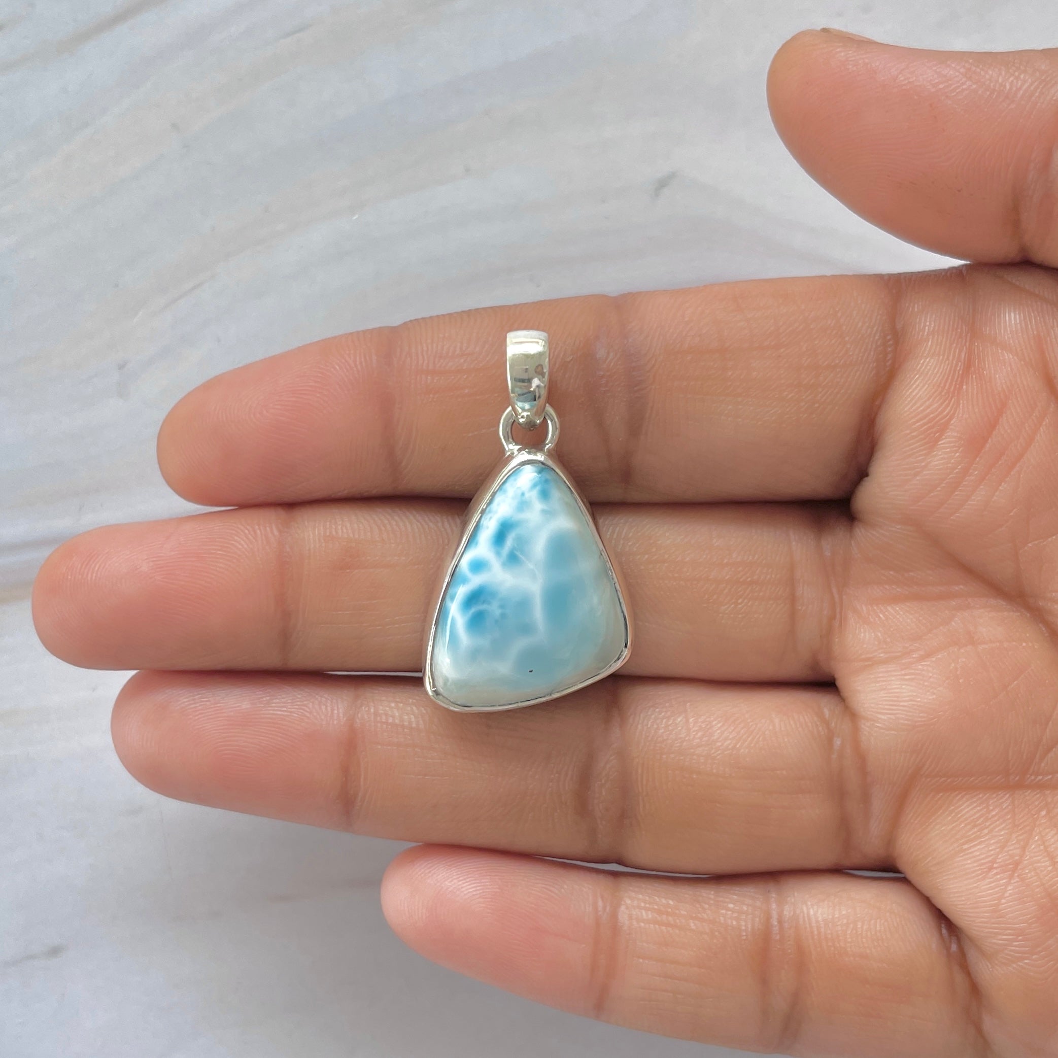Larimar Pendant-(LAR-1-335)
