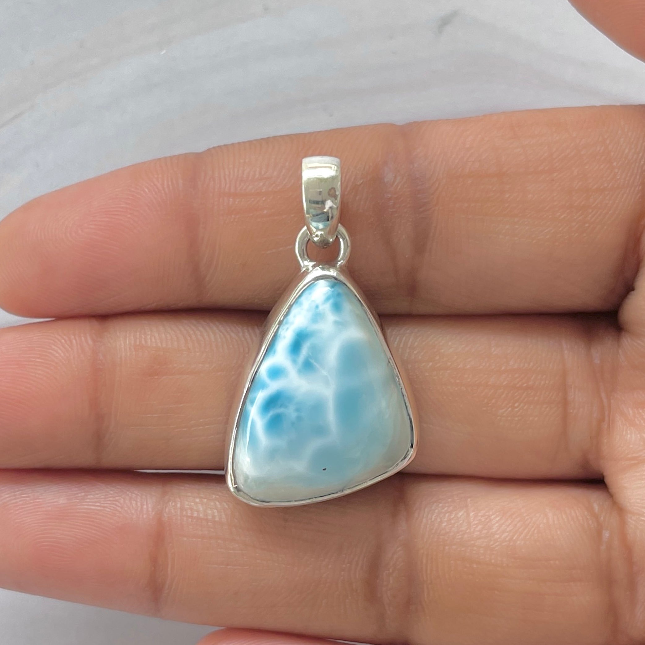 Larimar Pendant-(LAR-1-335)