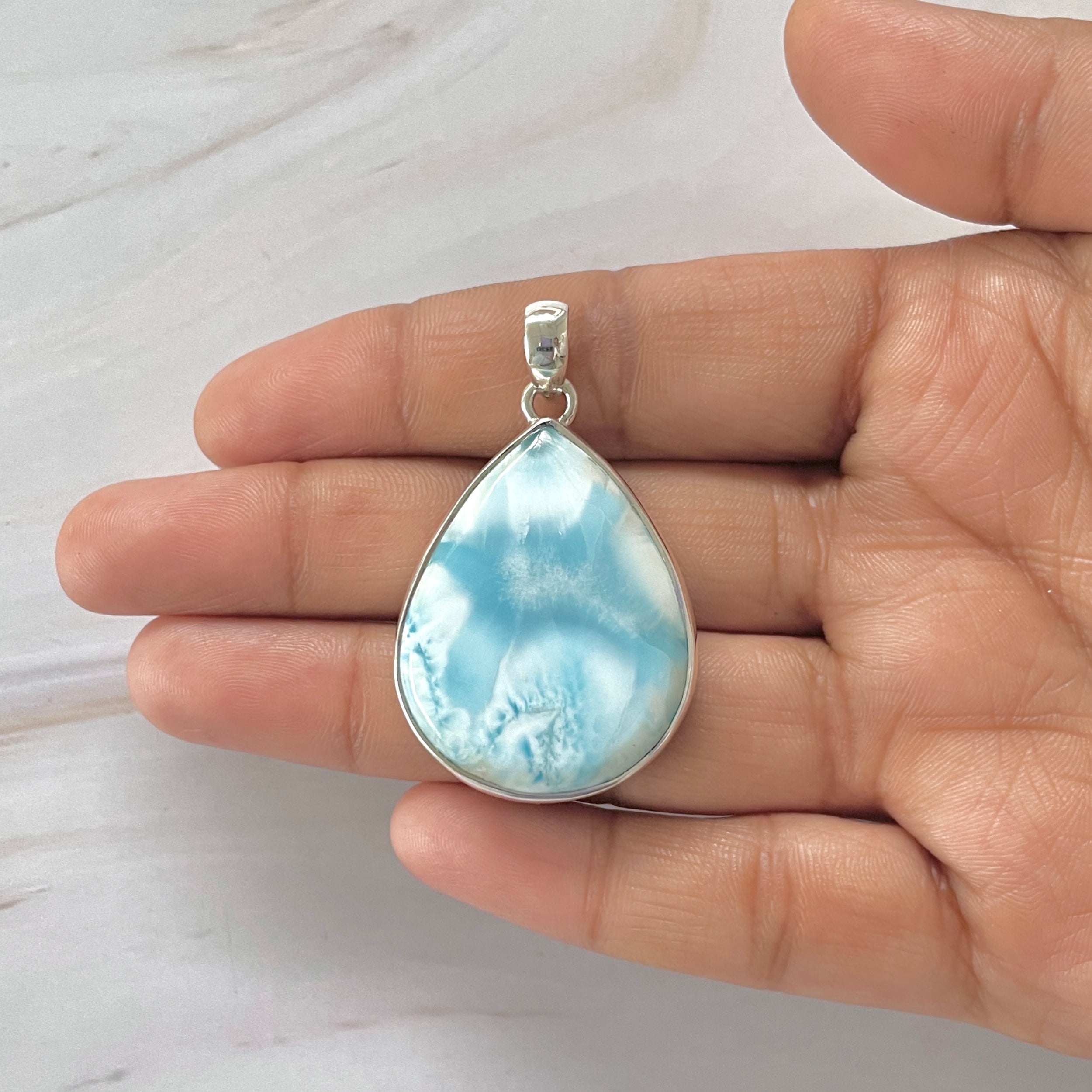 Larimar Pendant-(LAR-1-335)