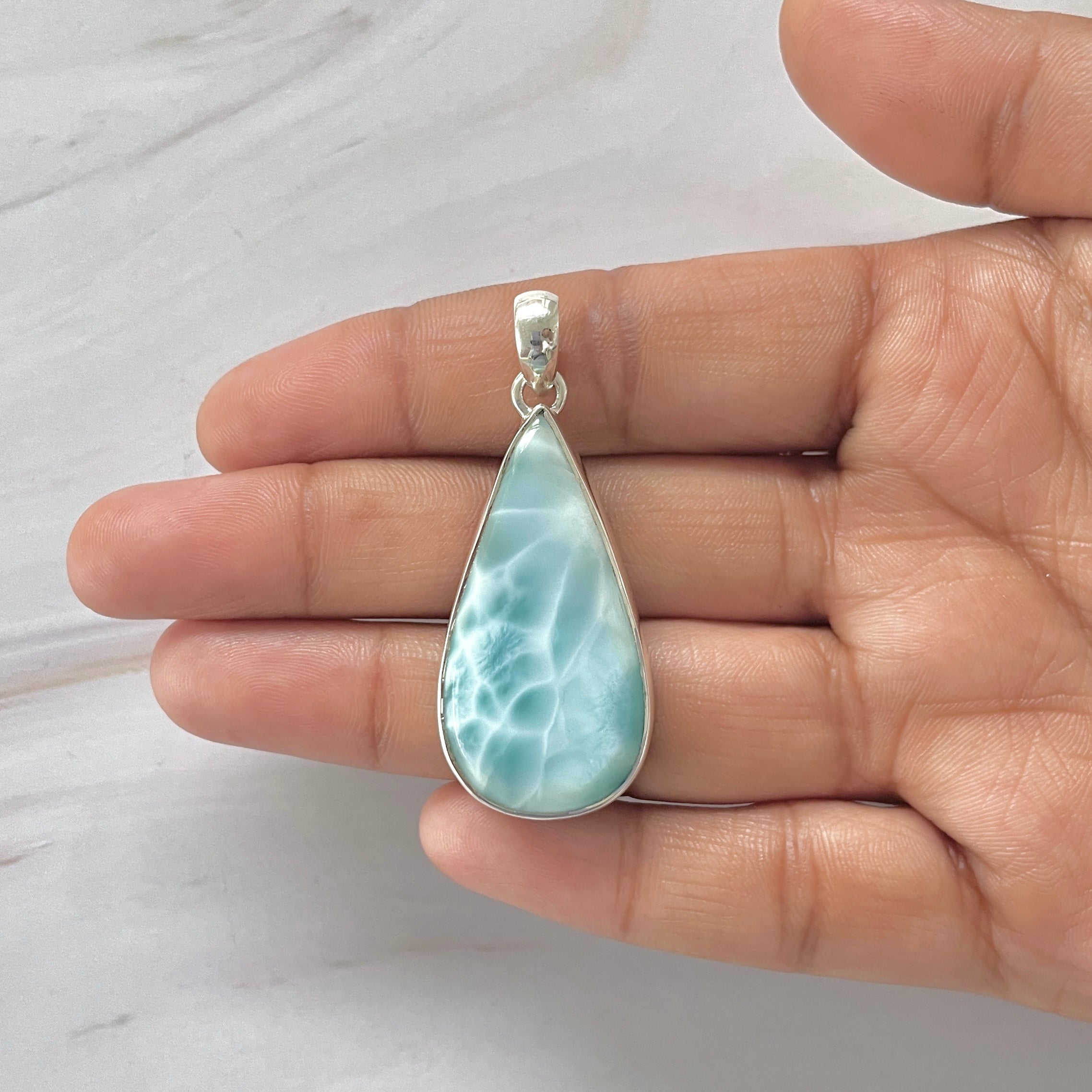 Larimar Pendant-(LAR-1-336)