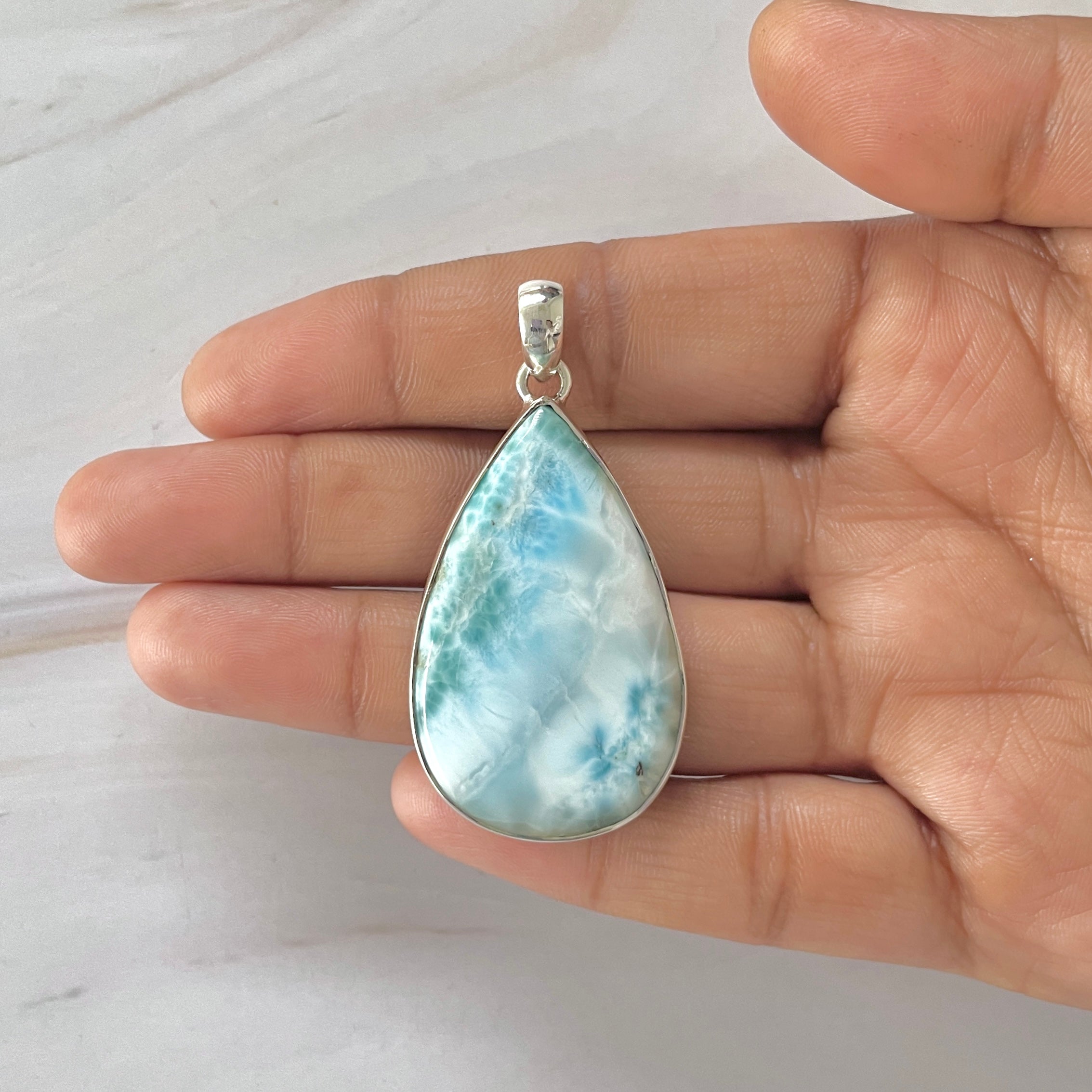 Larimar Pendant-(LAR-1-339)