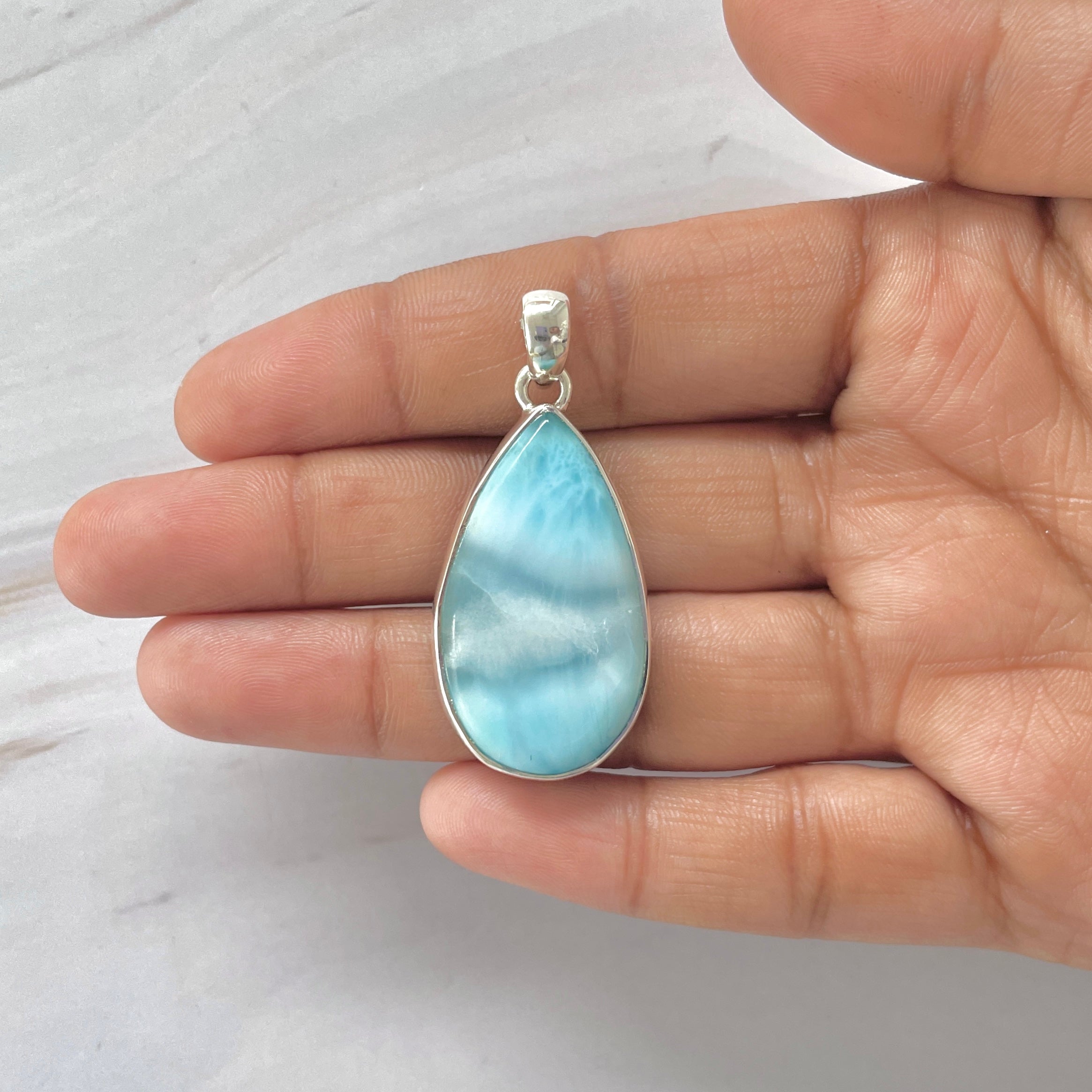 Larimar Pendant-(LAR-1-341)