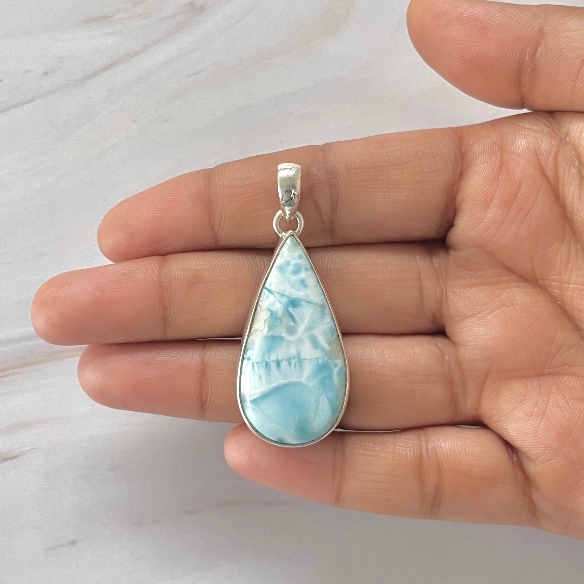 Larimar Pendant-(LAR-1-342)