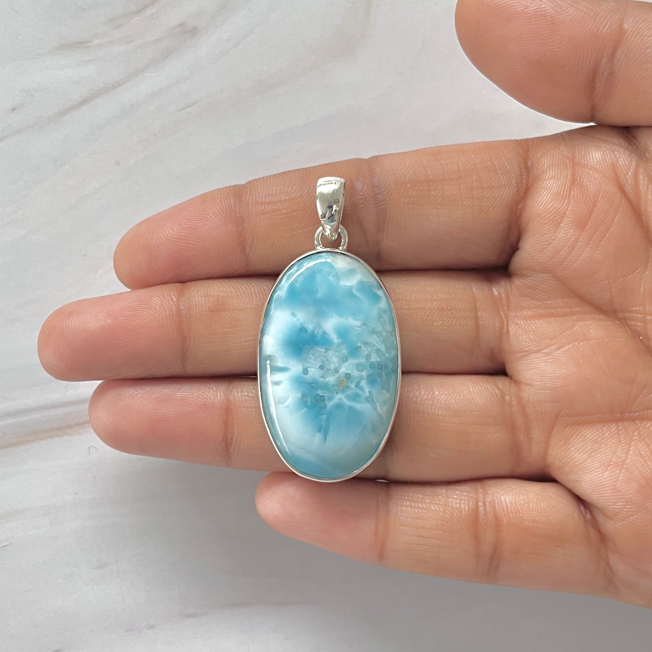 Larimar Pendant-(LAR-1-344)