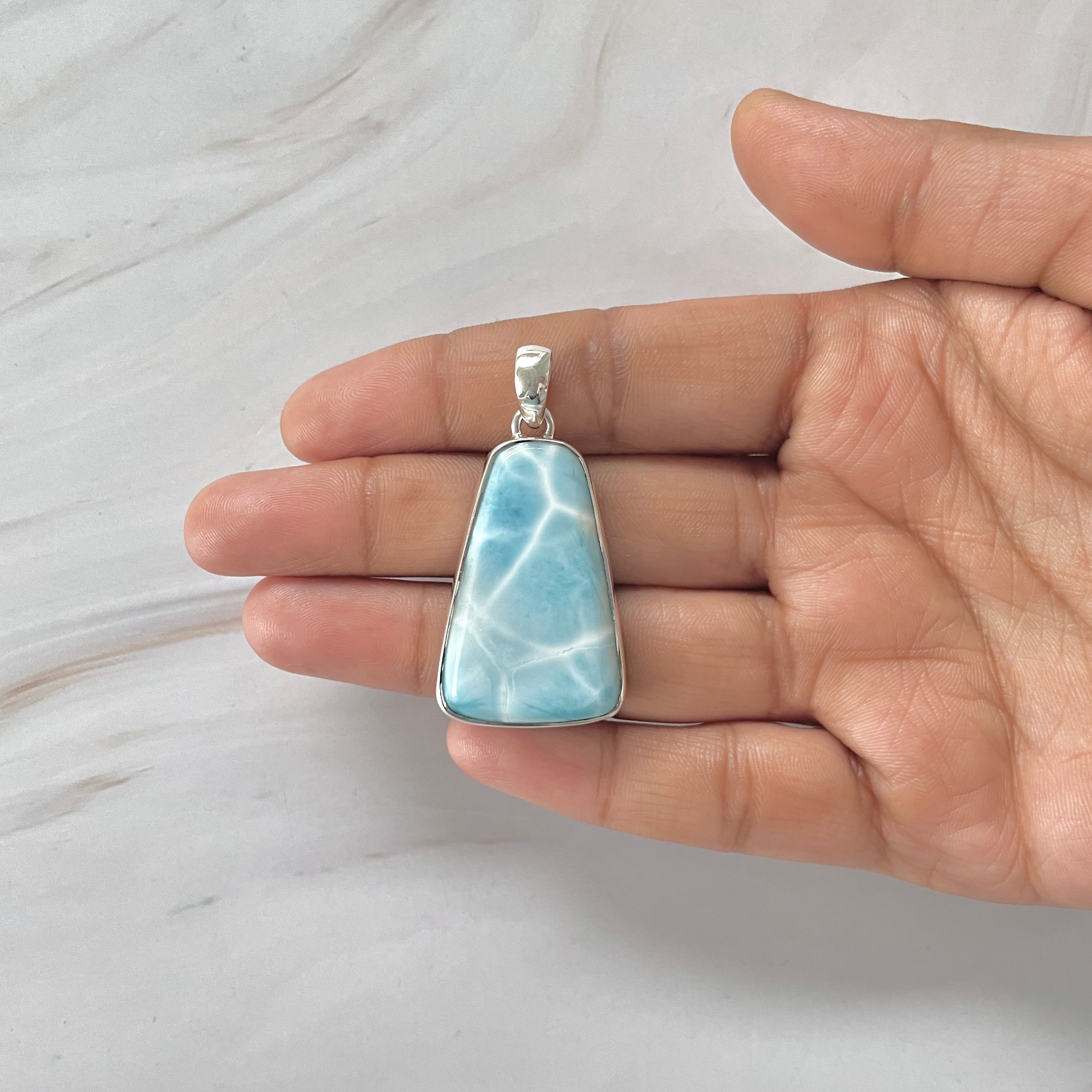 Larimar Pendant-(LAR-1-348)