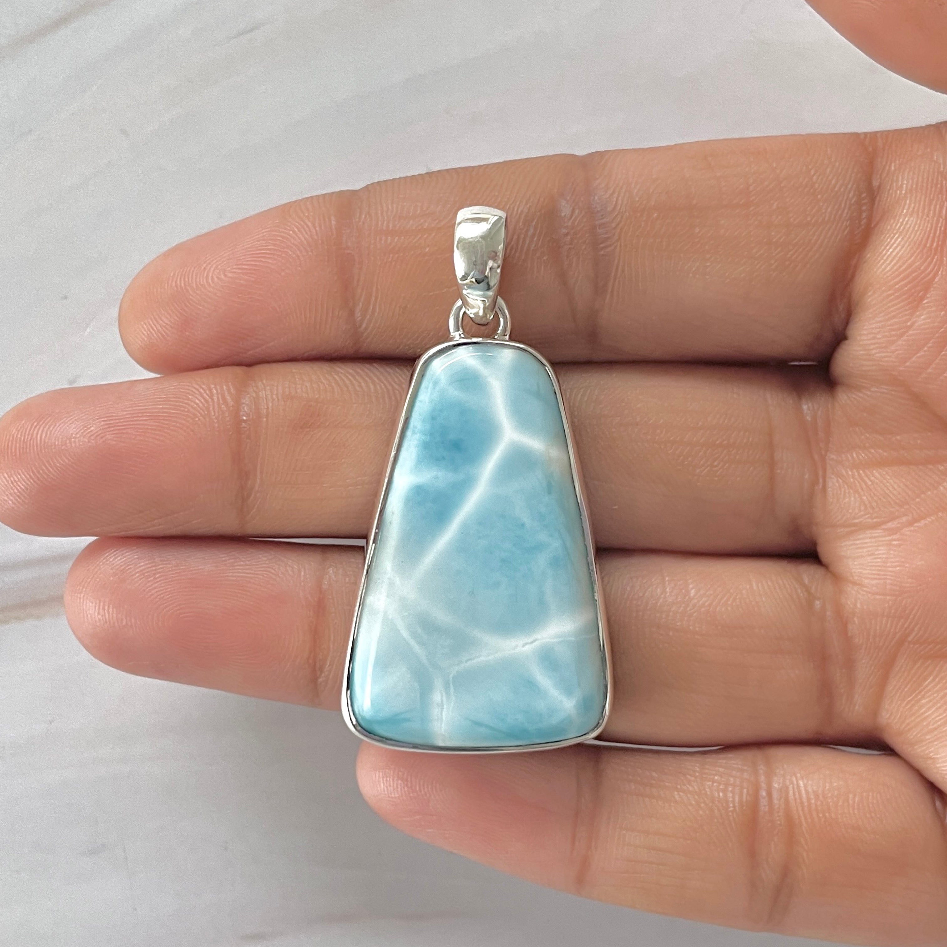 Larimar Pendant-(LAR-1-348)