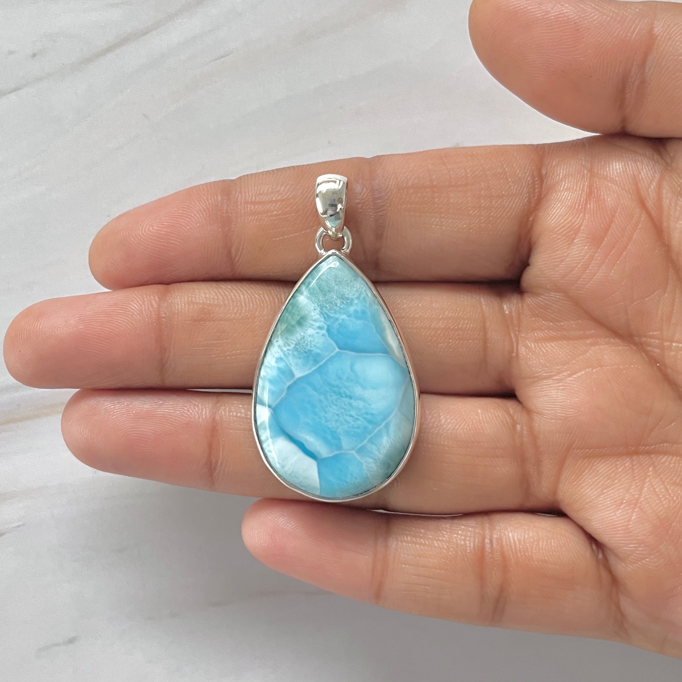 Larimar Pendant-(LAR-1-350)