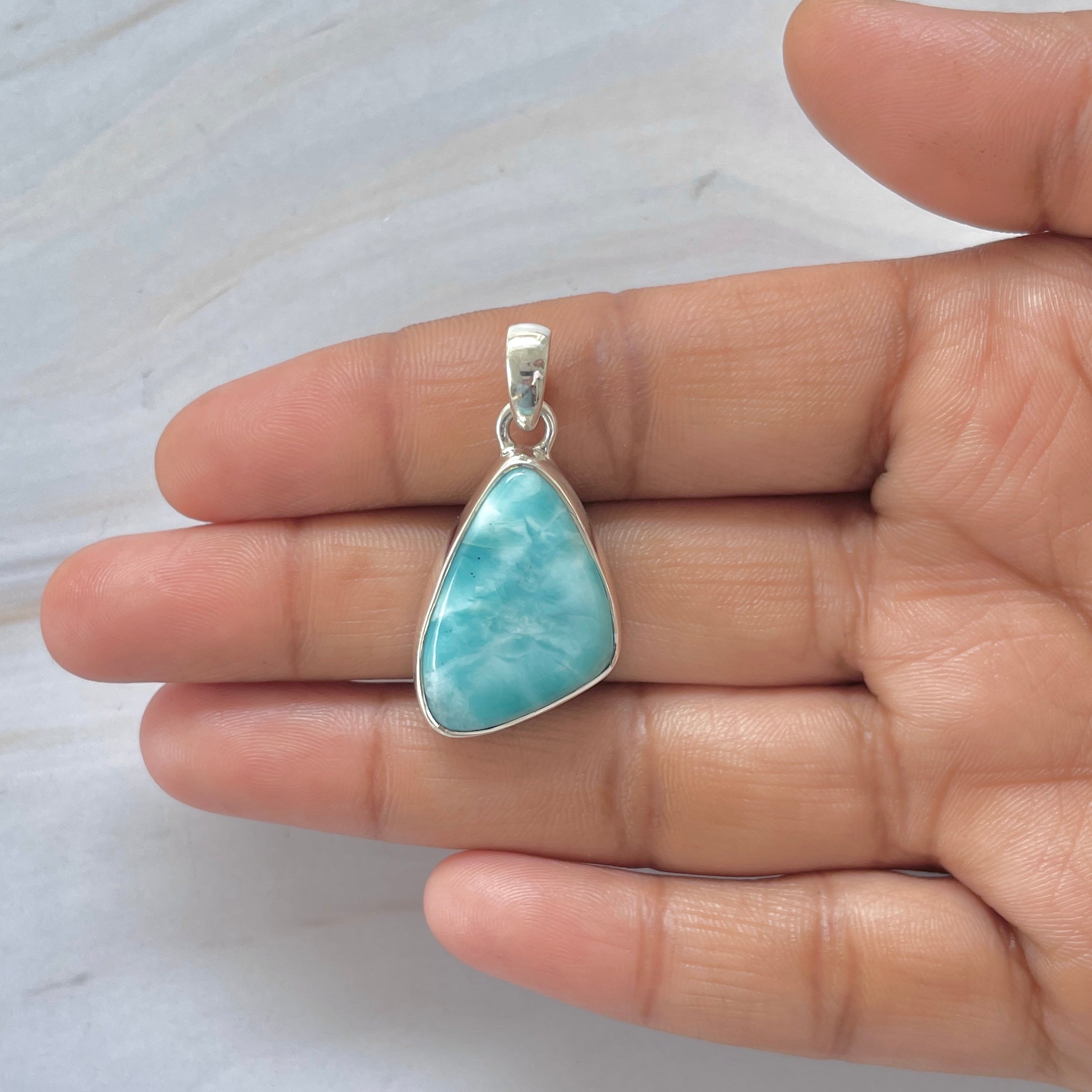 Larimar Pendant-(LAR-1-352)