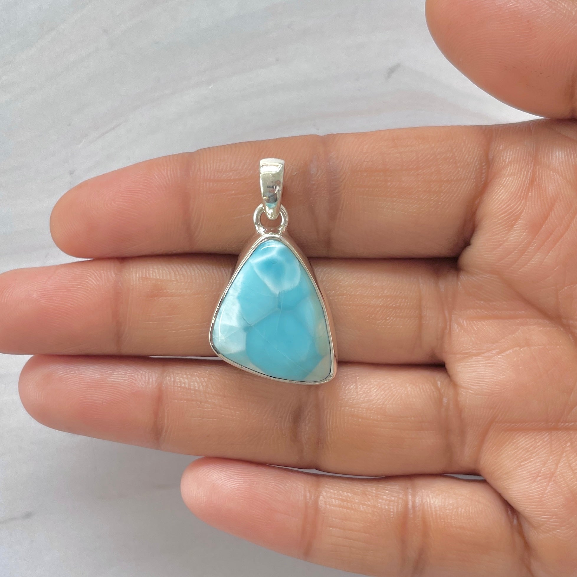 Larimar Pendant-(LAR-1-358)