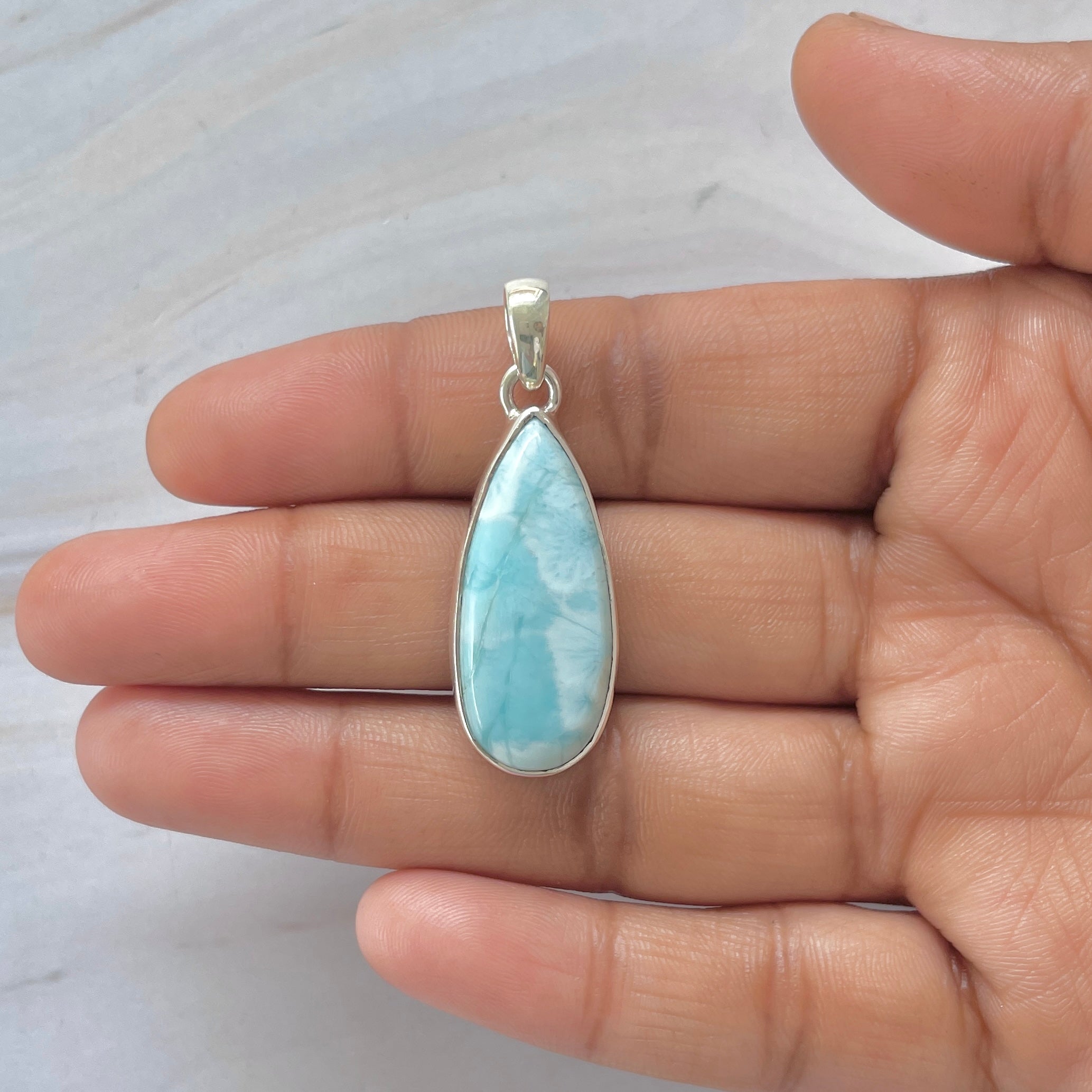 Larimar Pendant-(LAR-1-360)