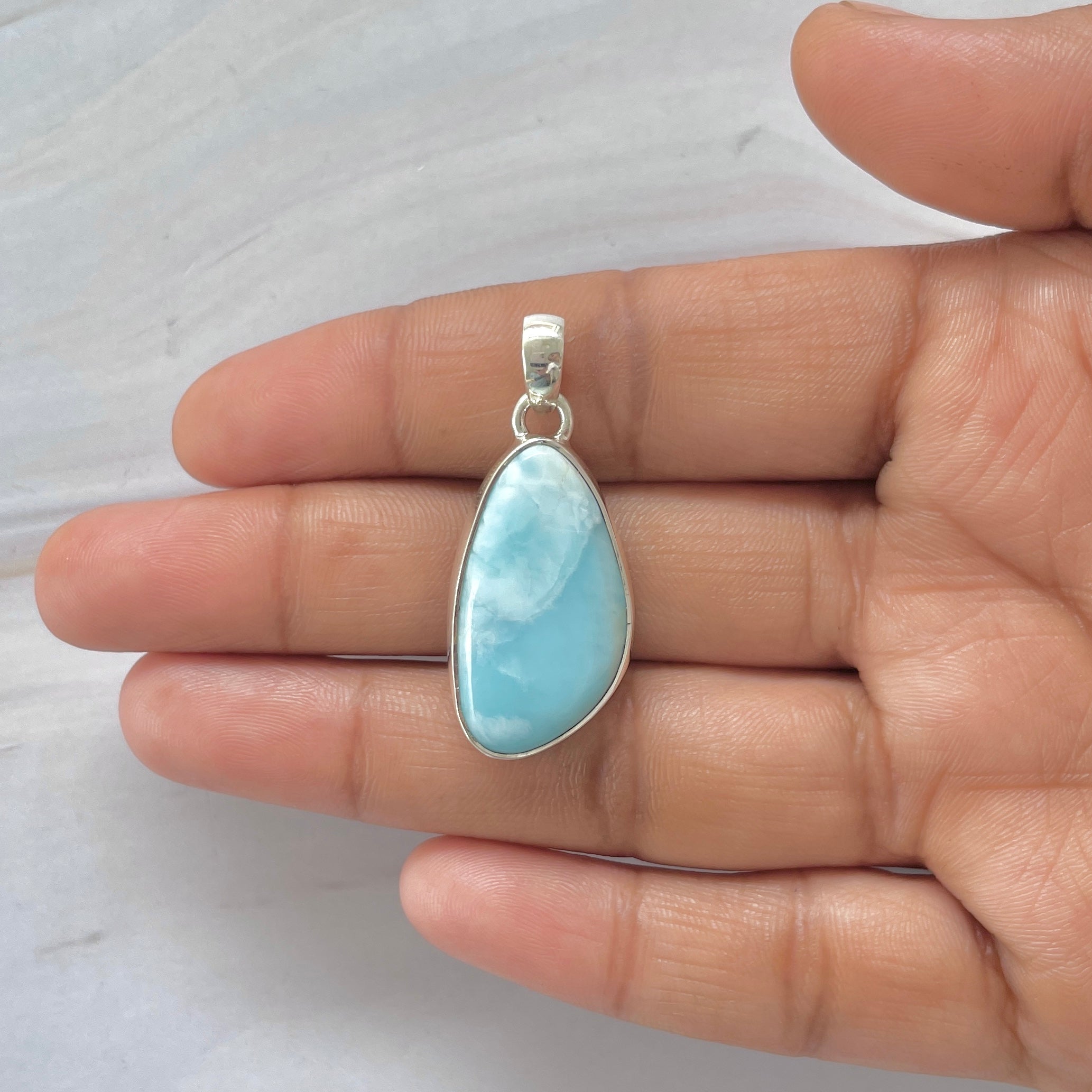 Larimar Pendant-(LAR-1-362)