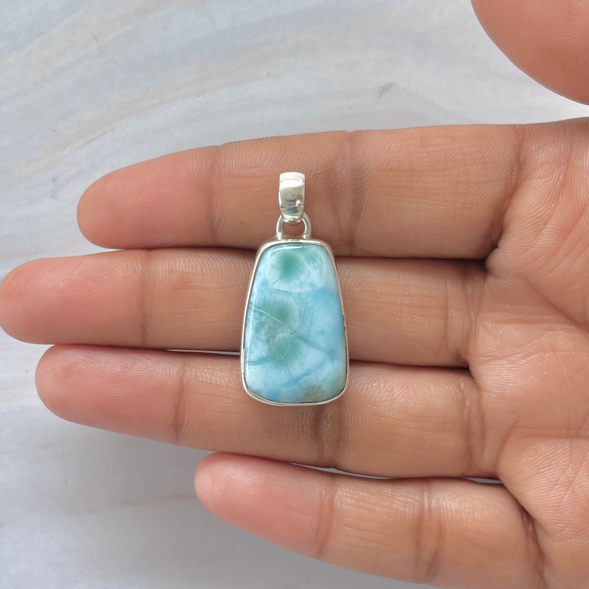 Larimar Pendant-(LAR-1-365)