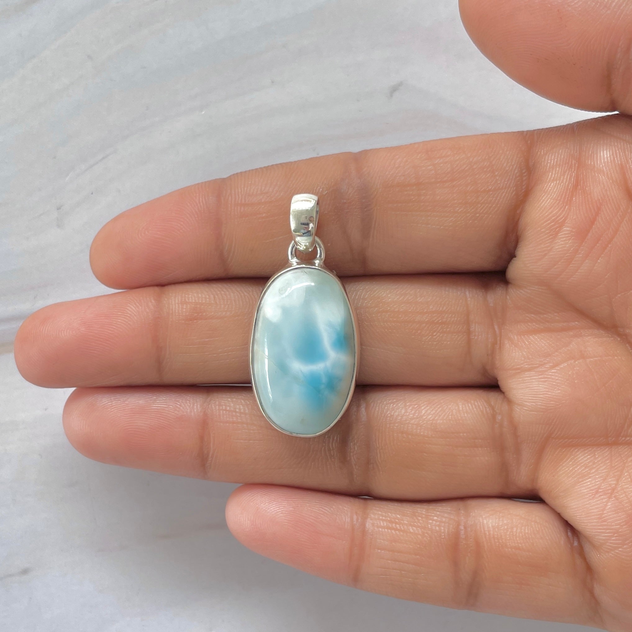 Larimar Pendant-(LAR-1-371)