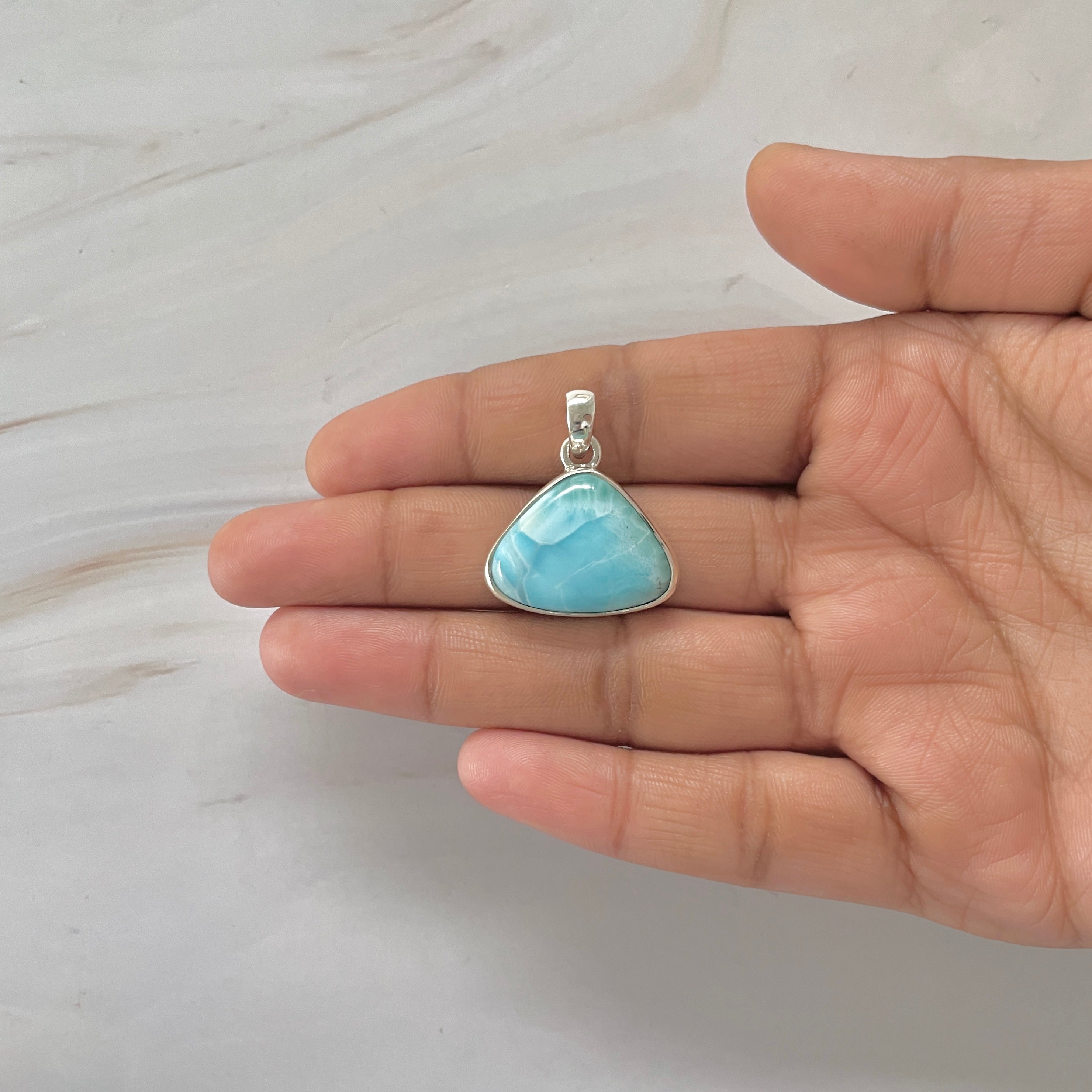 Larimar Pendant-(LAR-1-374)