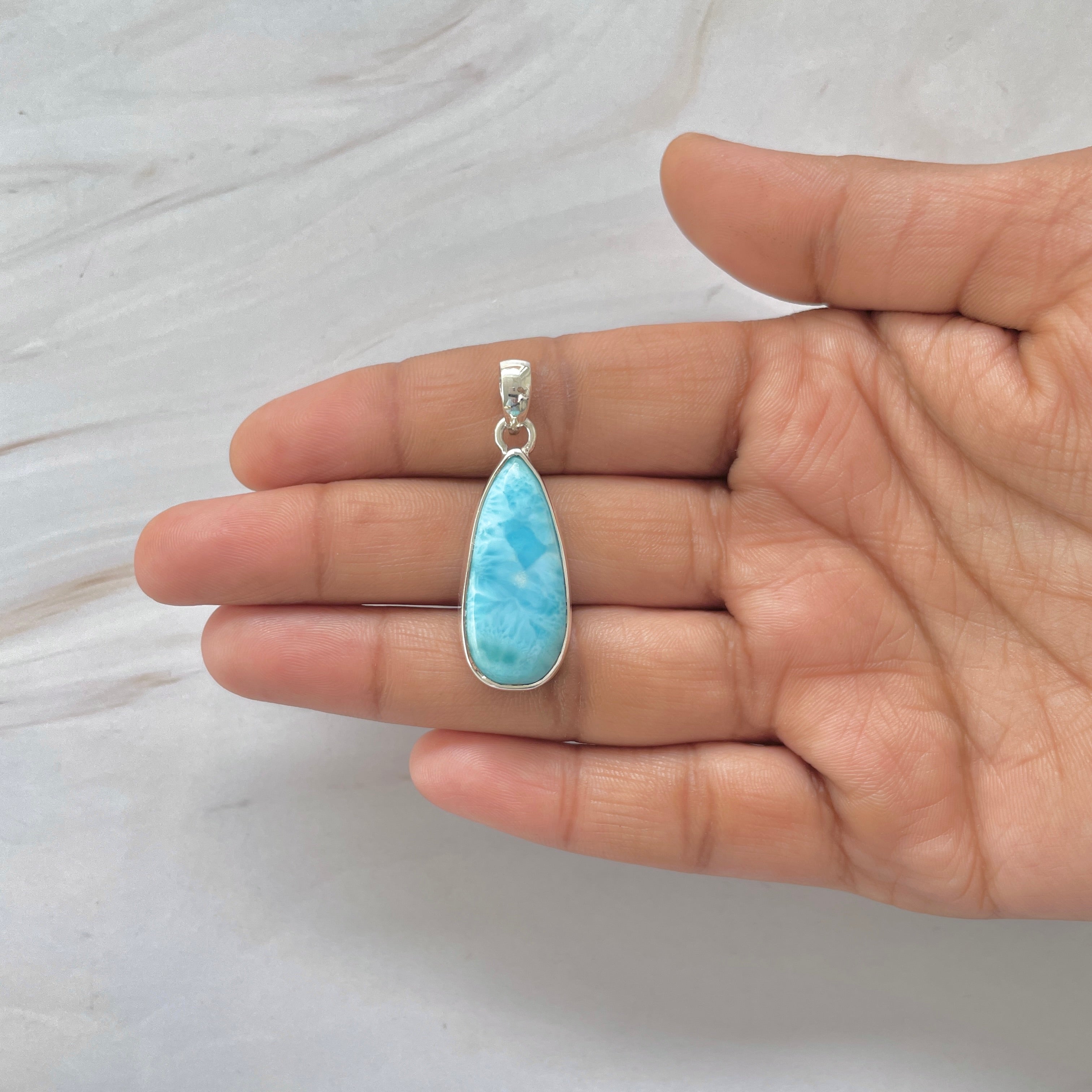 Larimar Pendant-(LAR-1-378)