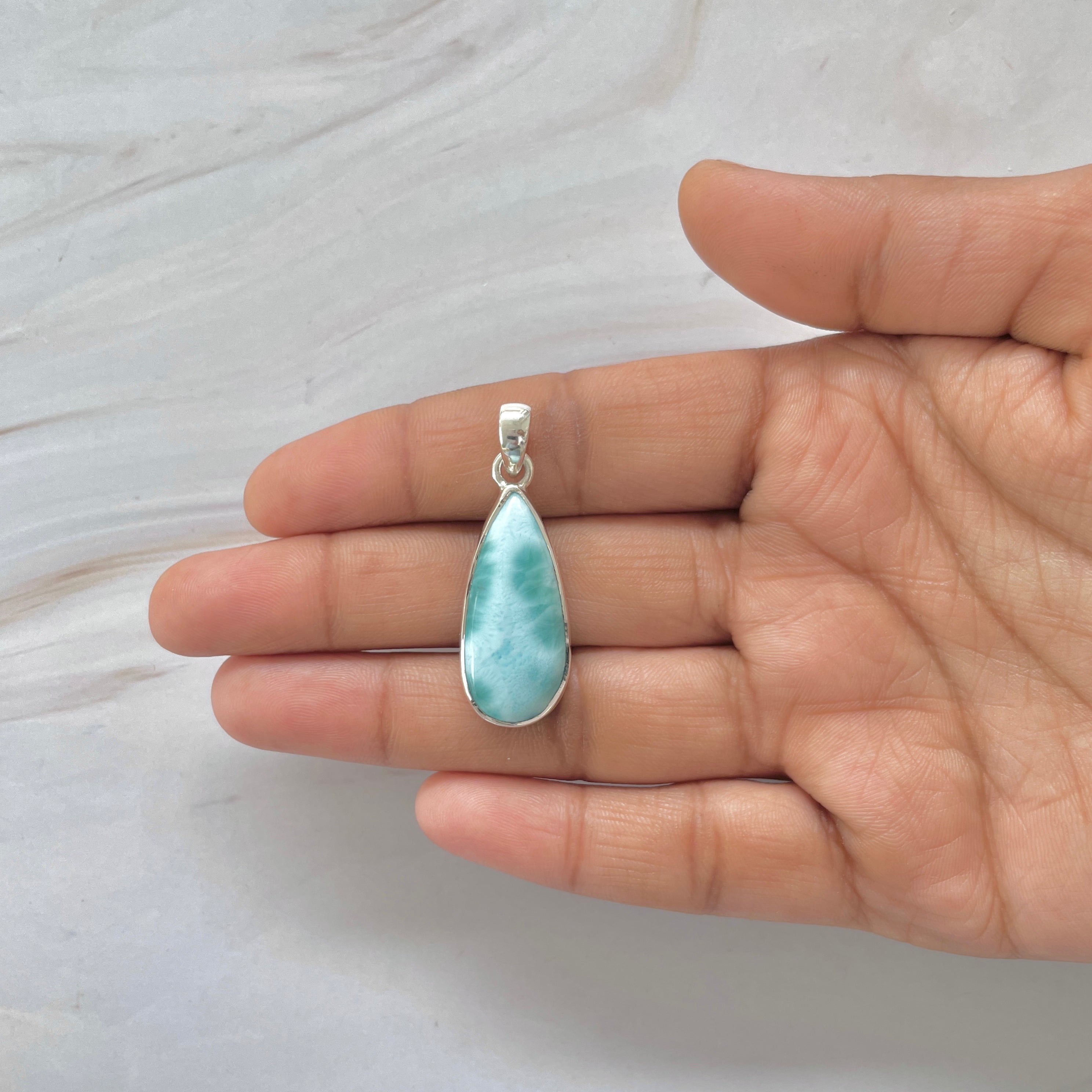 Larimar Pendant-(LAR-1-387)