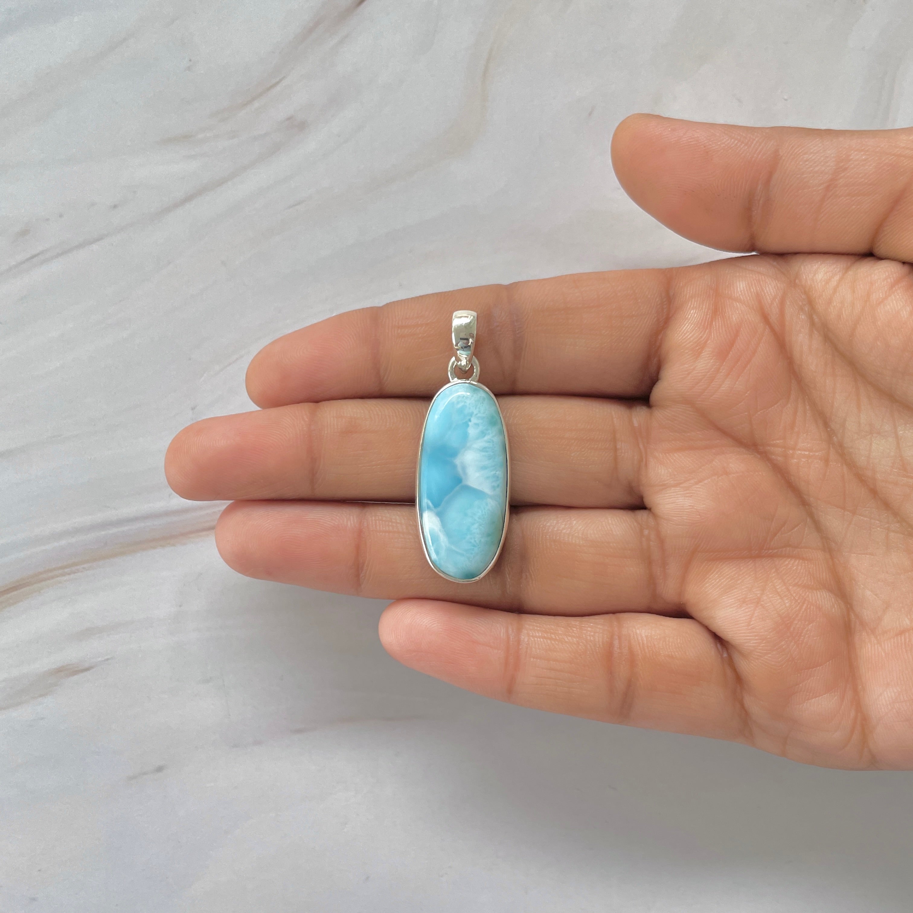 Larimar Pendant-(LAR-1-392)