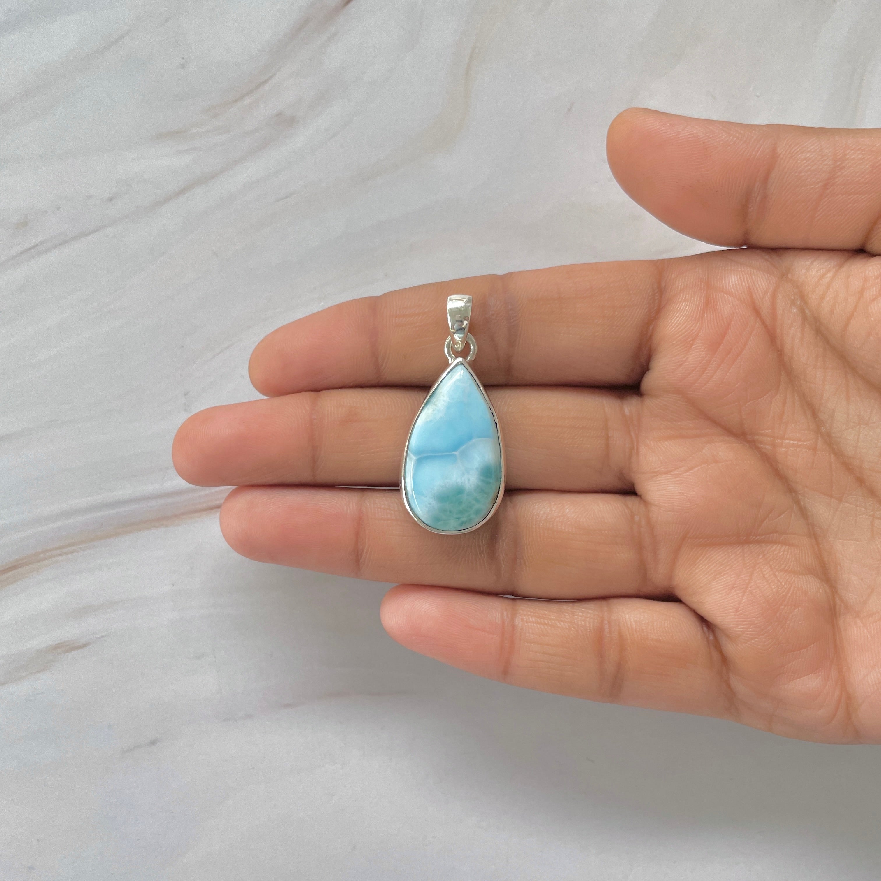 Larimar Pendant-(LAR-1-397)