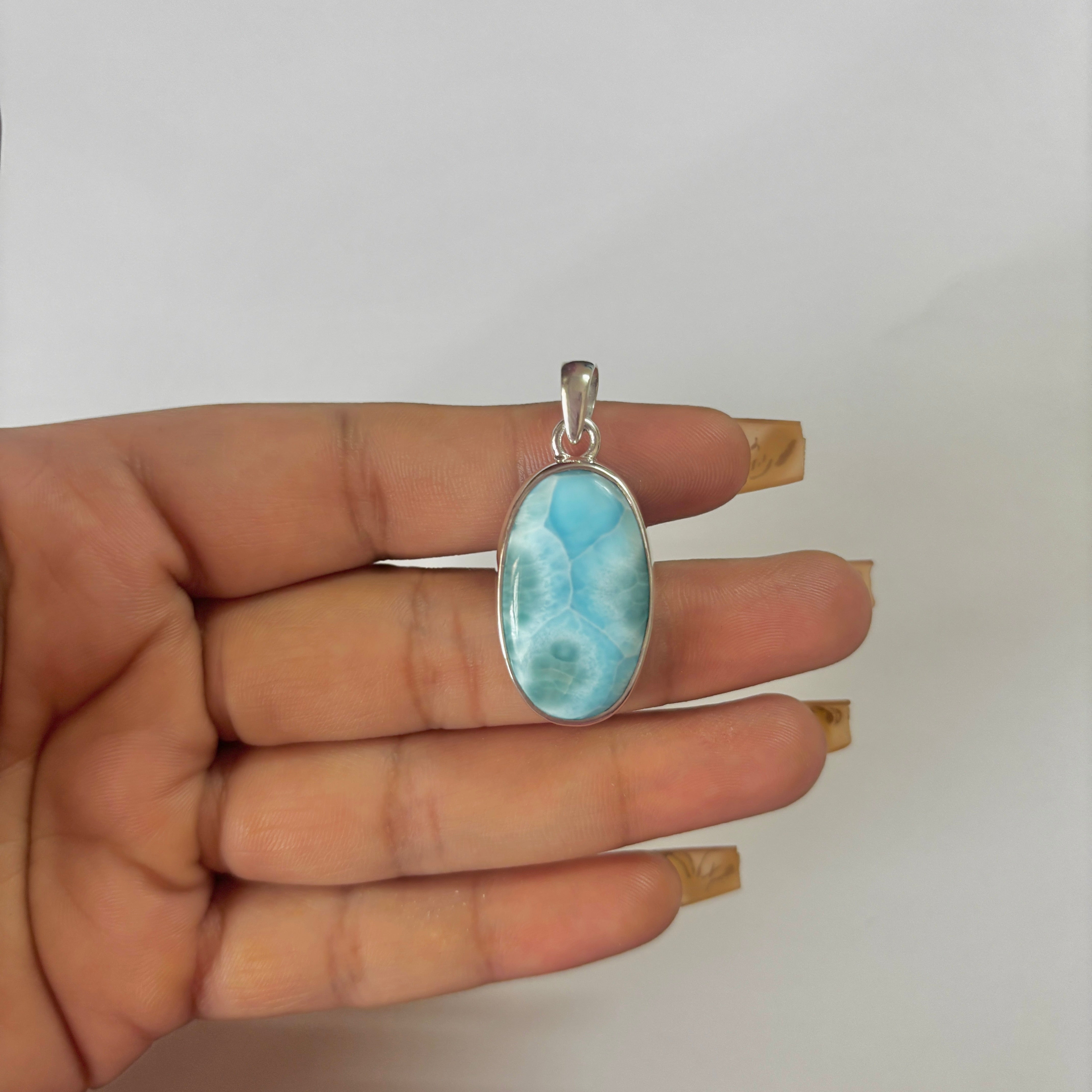 Larimar Pendant-(LAR-1-399)