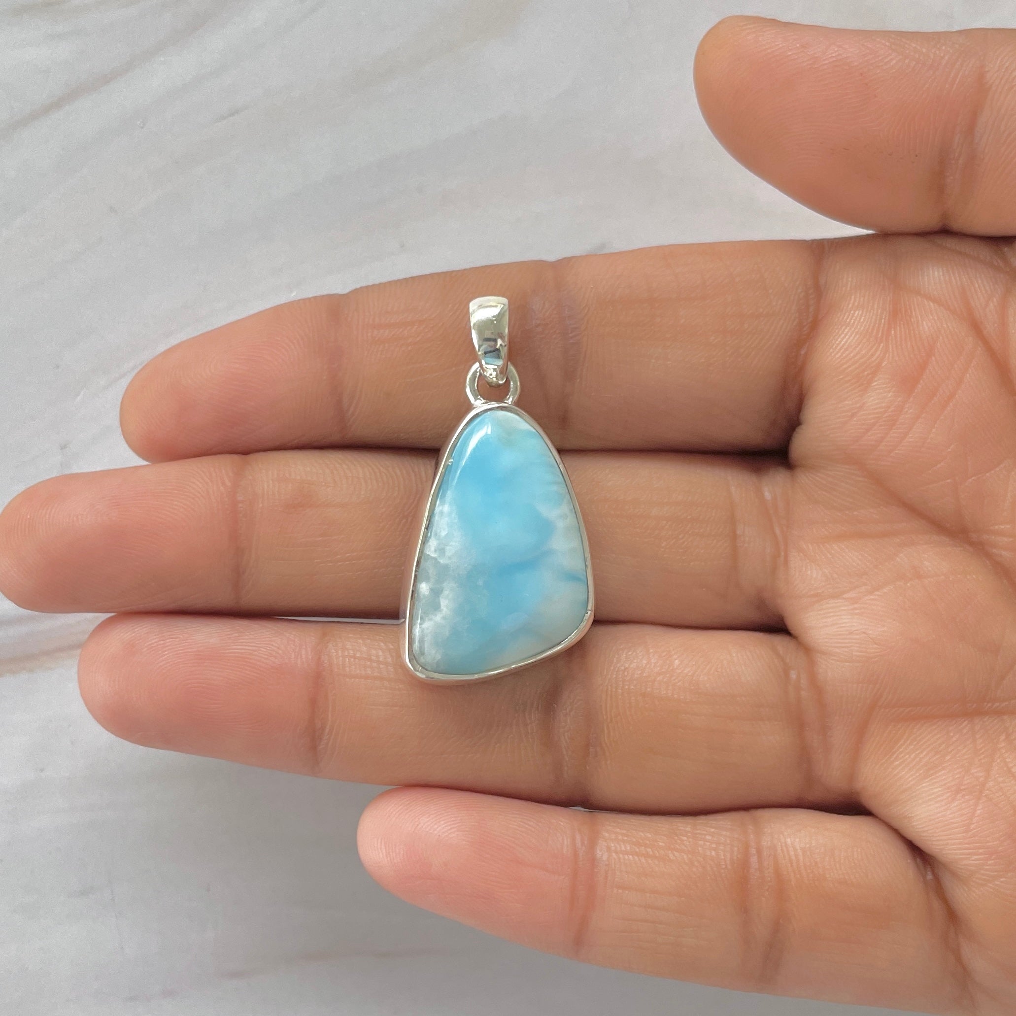 Larimar Pendant-(LAR-1-400)