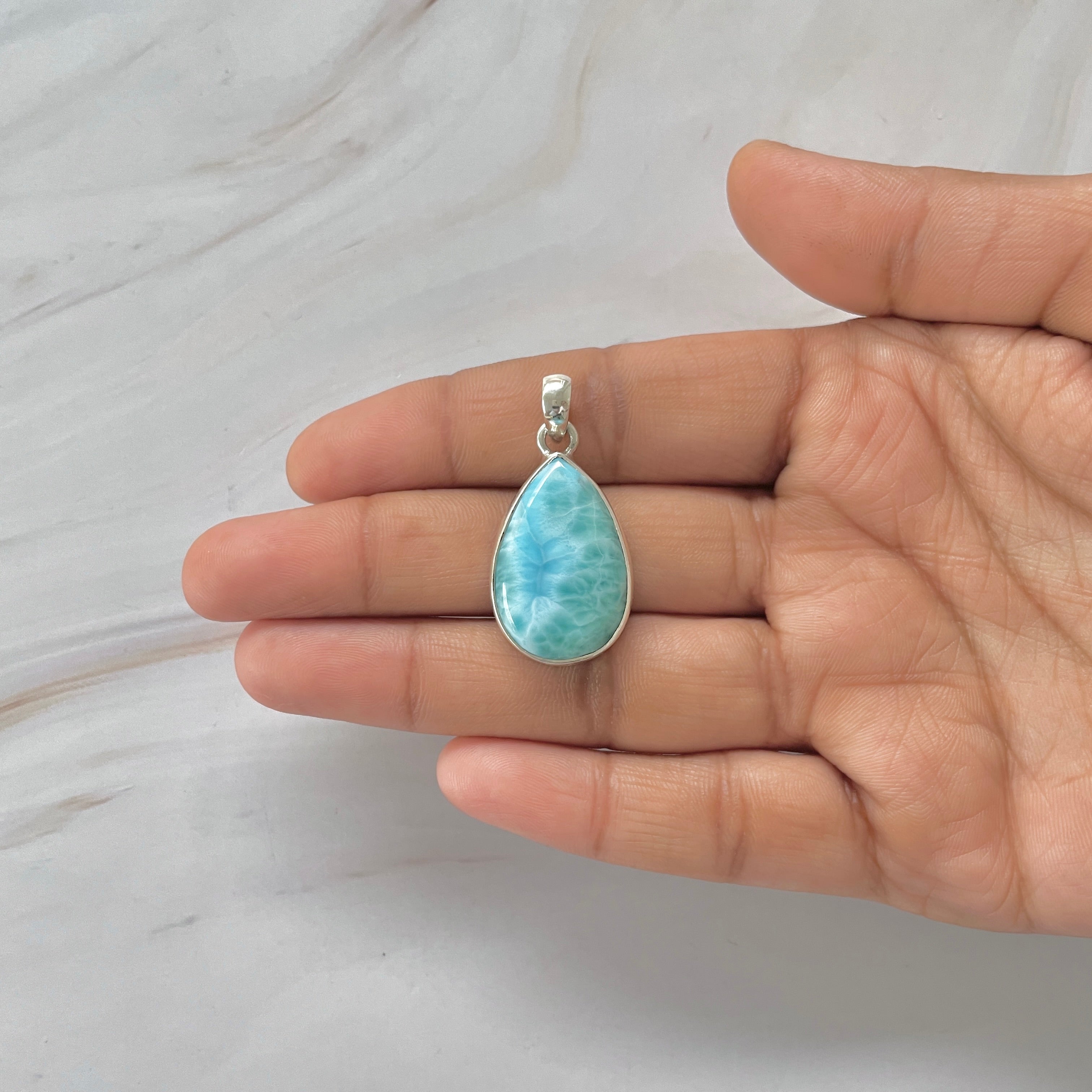 Larimar Pendant-(LAR-1-405)