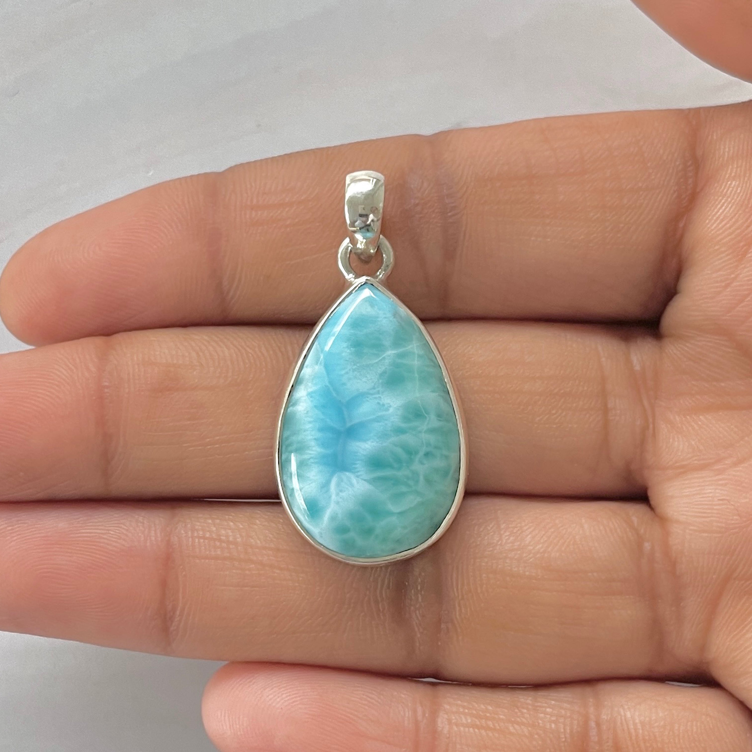 Larimar Pendant-(LAR-1-405)