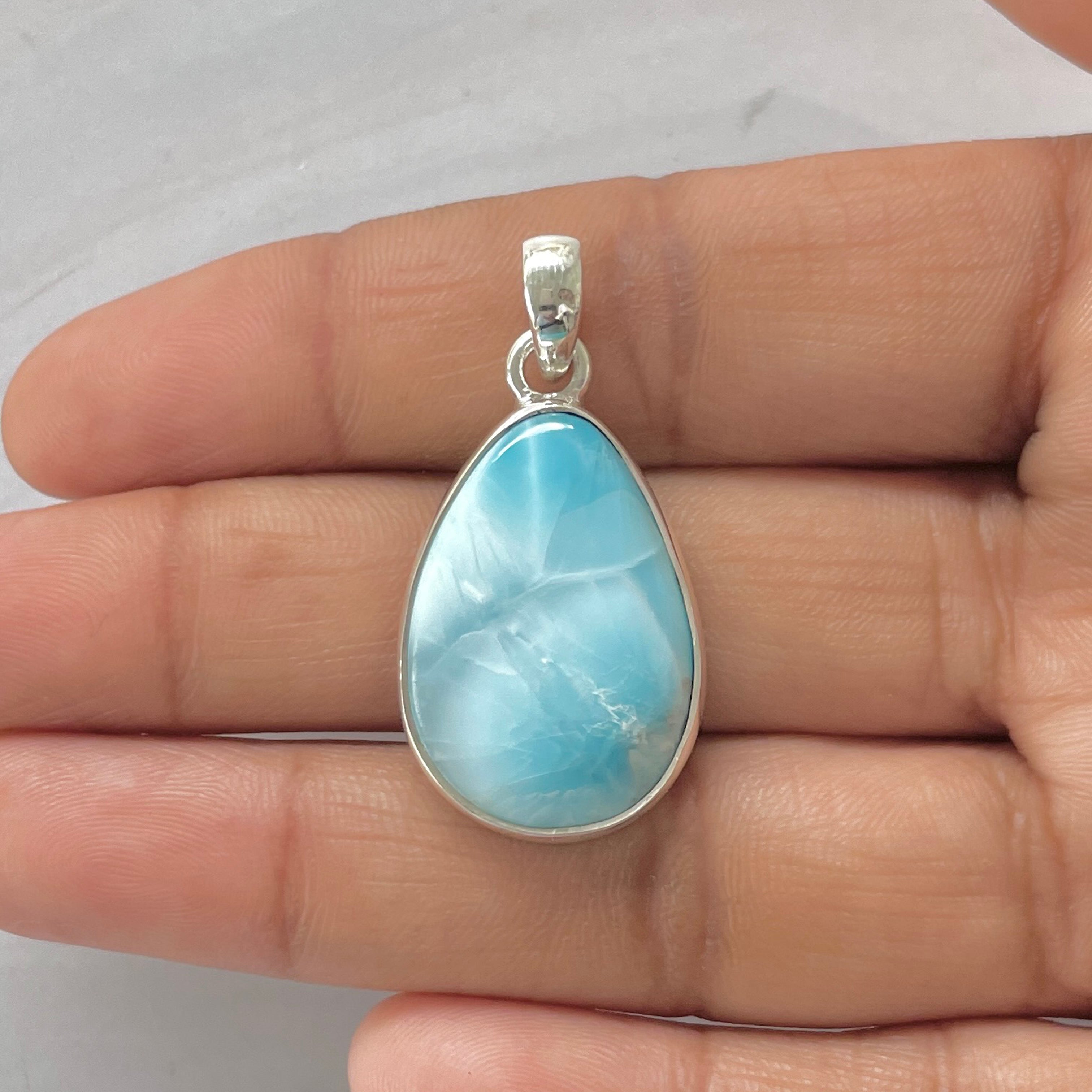 Larimar Pendant-(LAR-1-406)