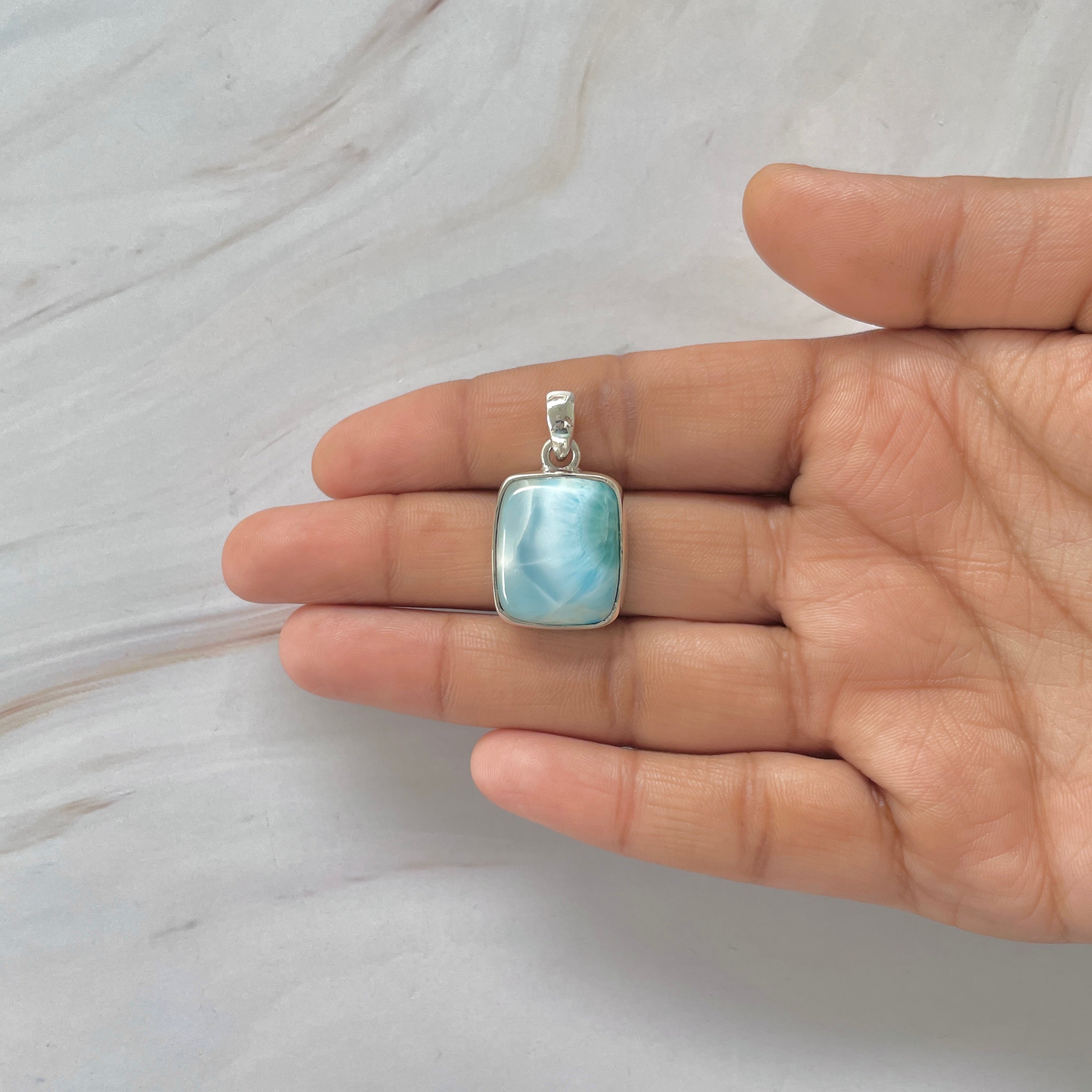 Larimar Pendant-(LAR-1-408)
