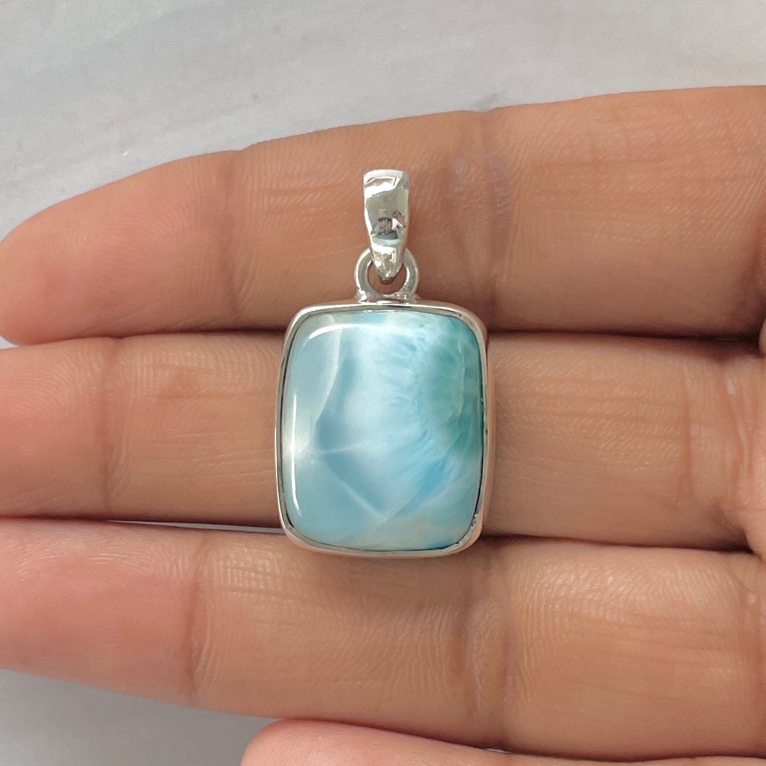 Larimar Pendant-(LAR-1-408)