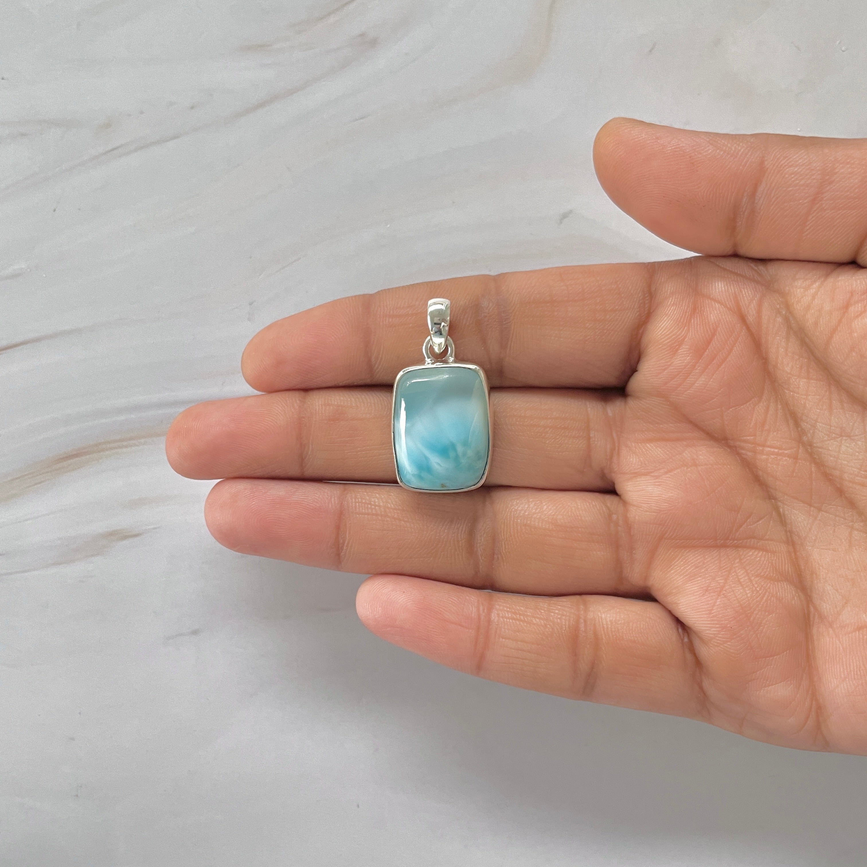 Larimar Pendant-(LAR-1-409)