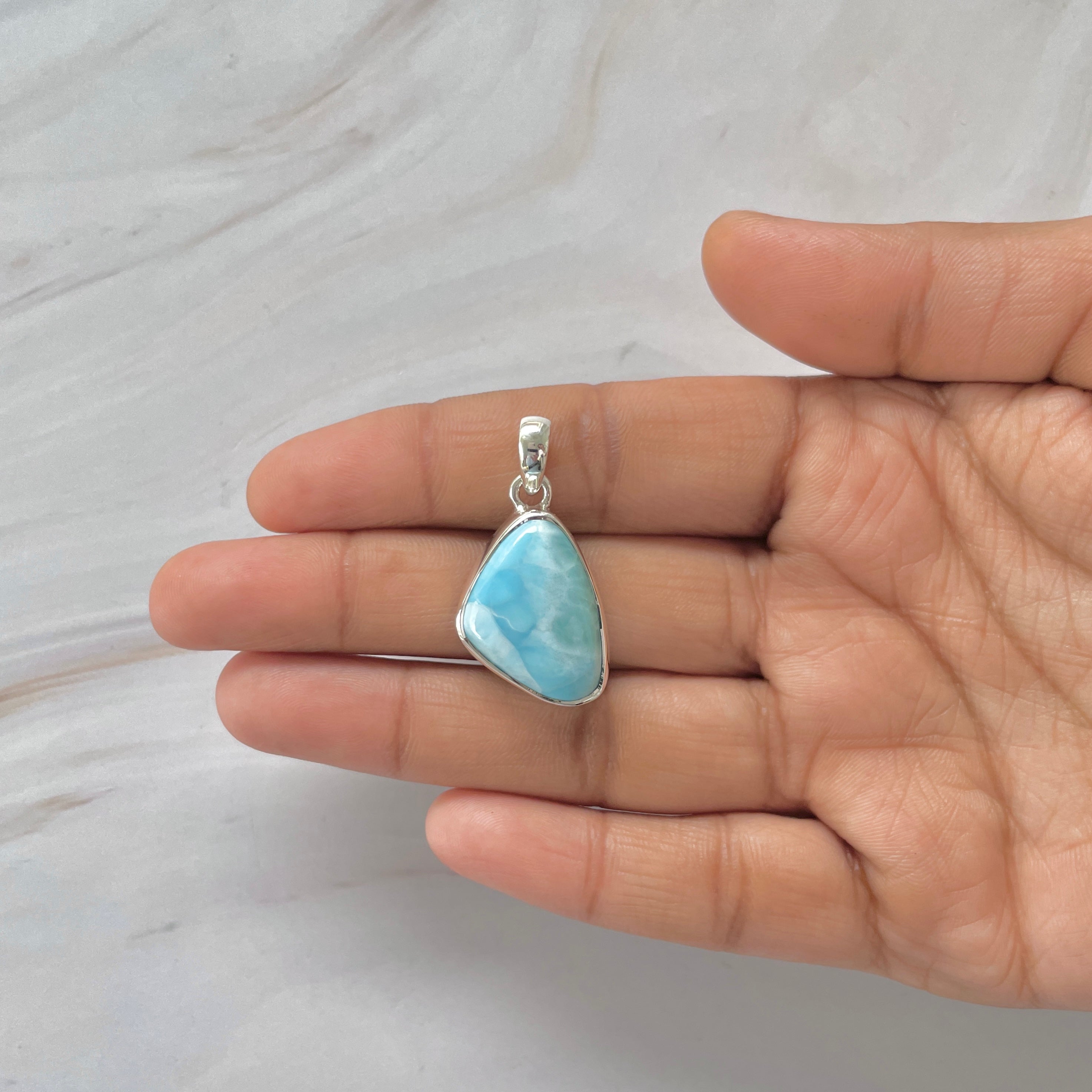 Larimar Pendant-(LAR-1-419)