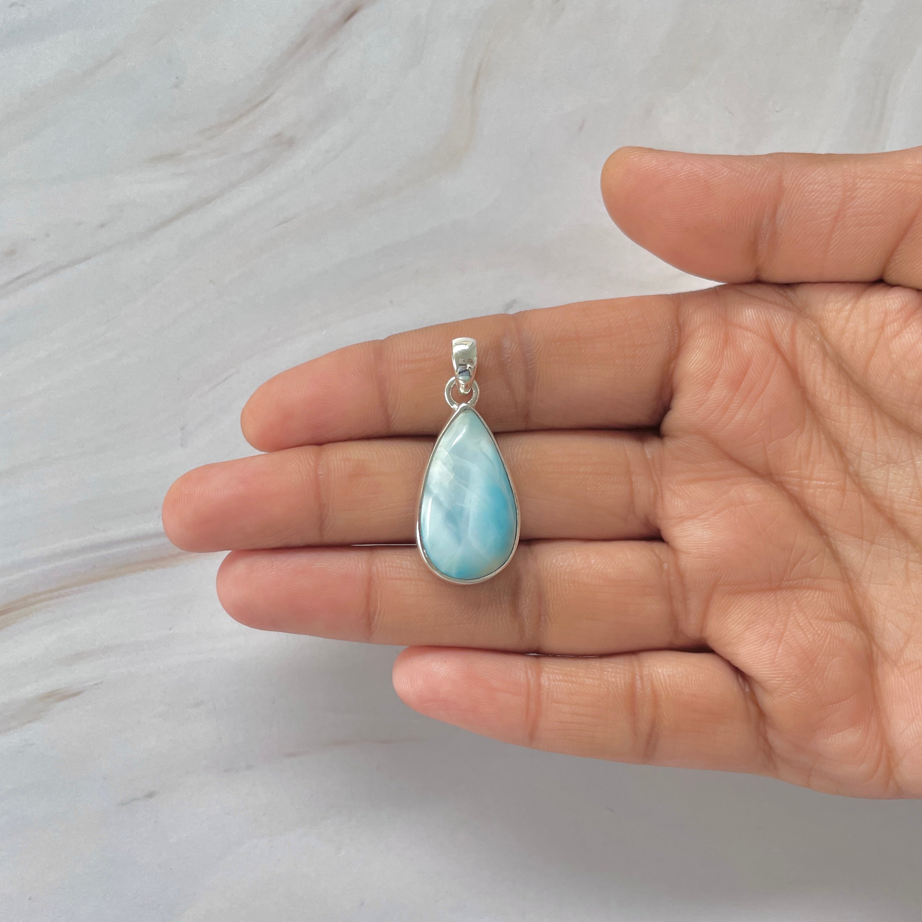 Larimar Pendant-(LAR-1-421)