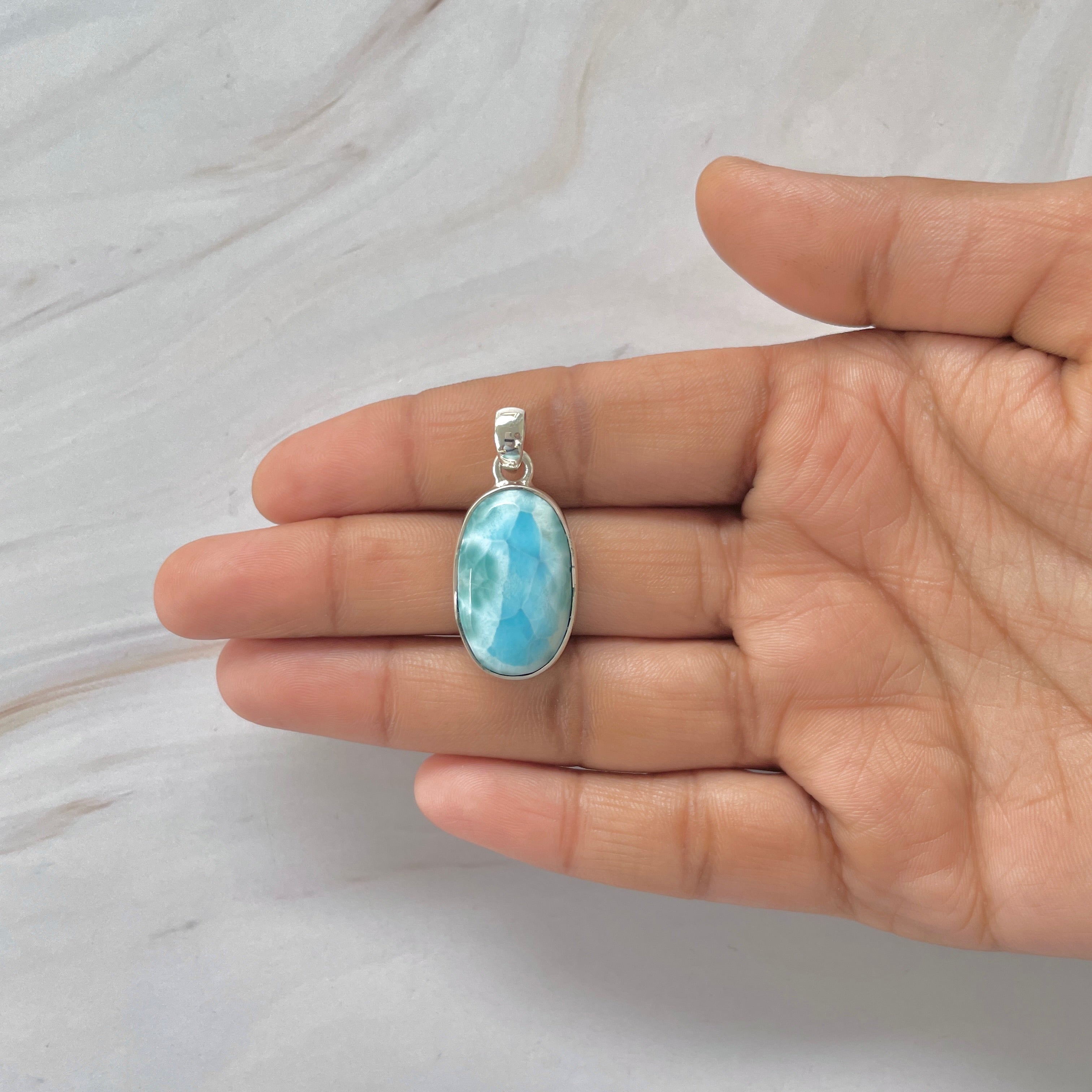 Larimar Pendant-(LAR-1-422)