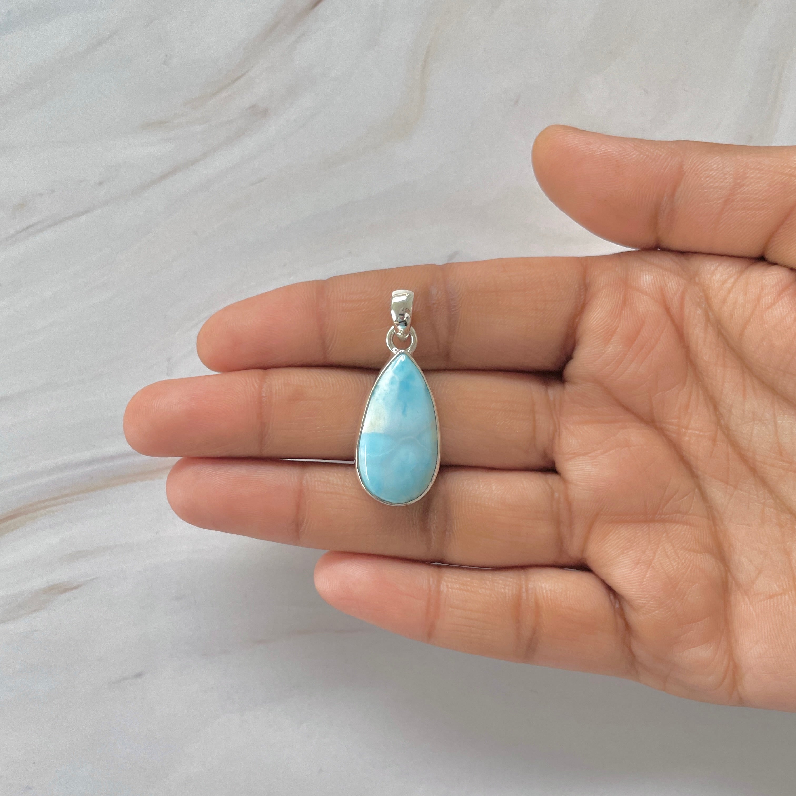 Larimar Pendant-(LAR-1-423)