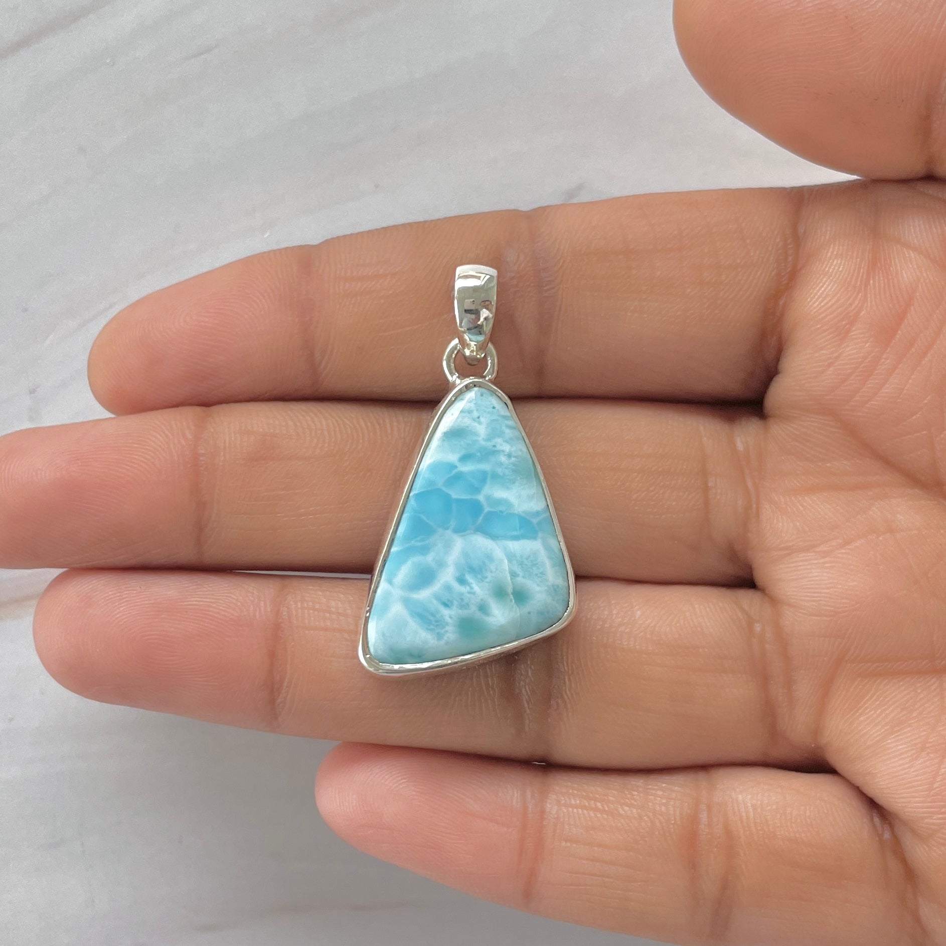 Larimar Pendant-(LAR-1-425)