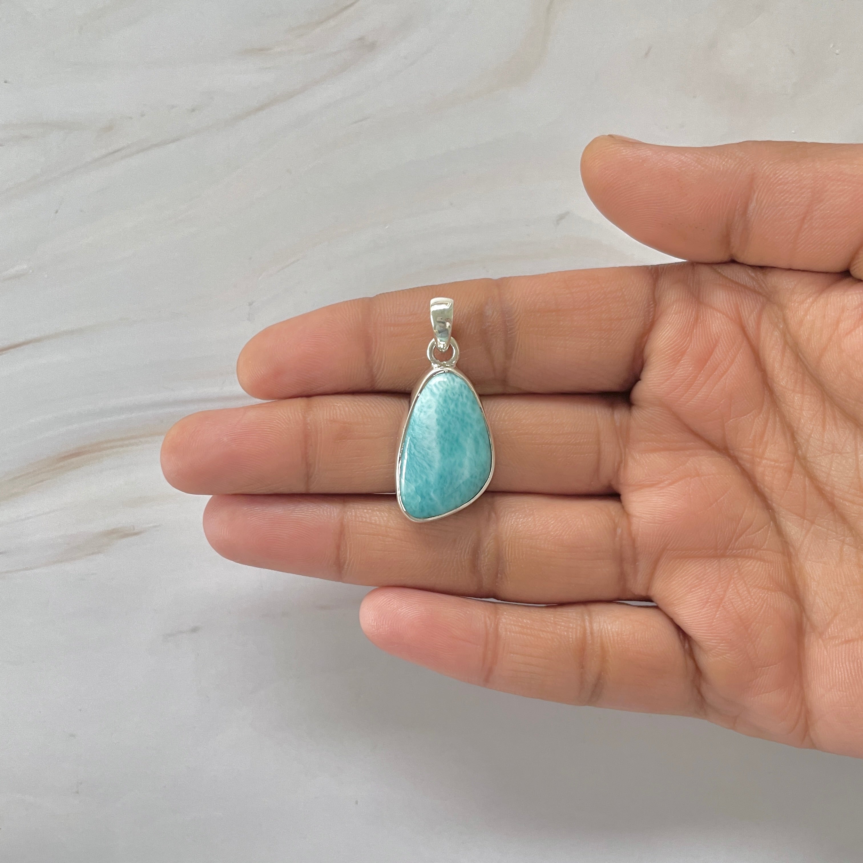 Larimar Pendant-(LAR-1-427)