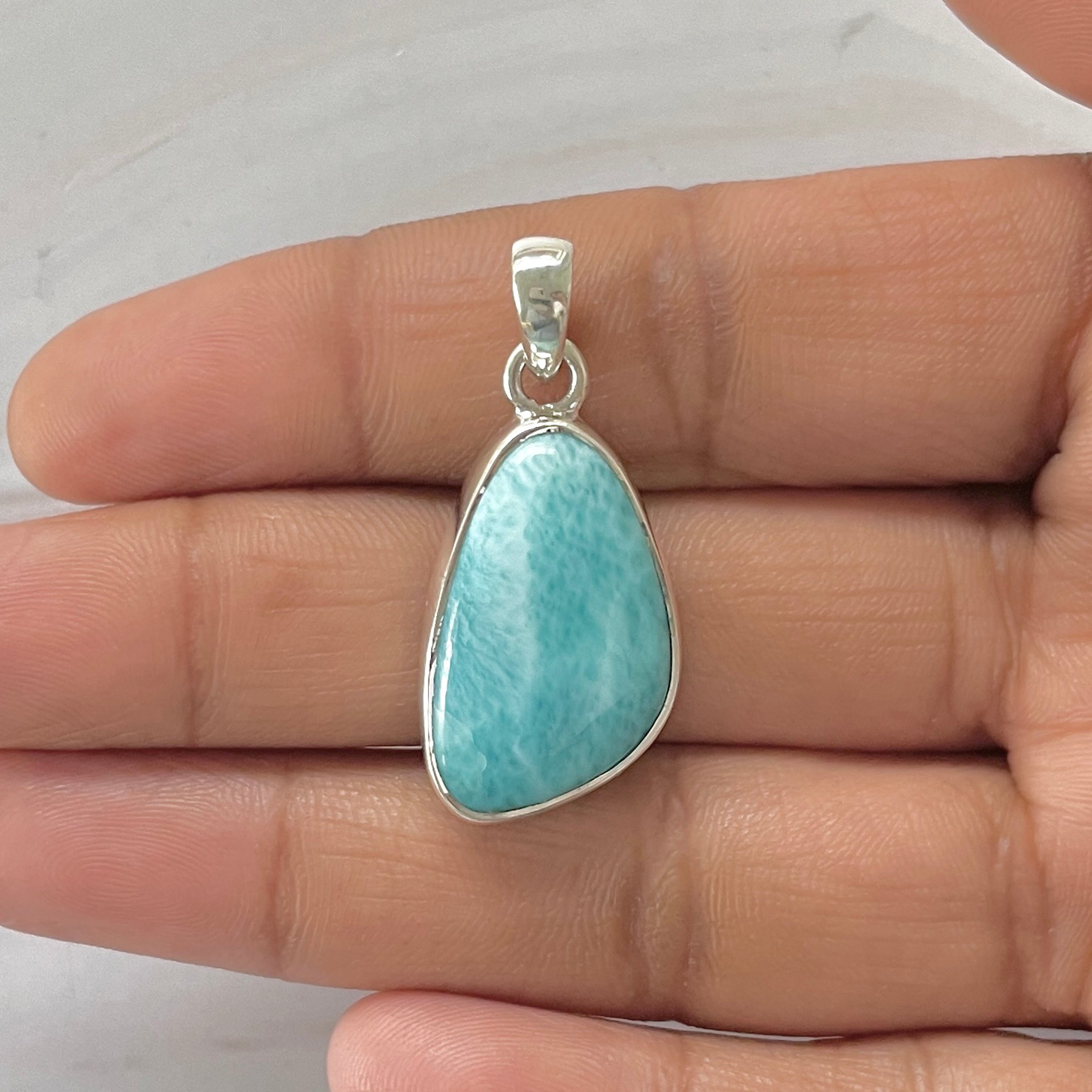 Larimar Pendant-(LAR-1-427)