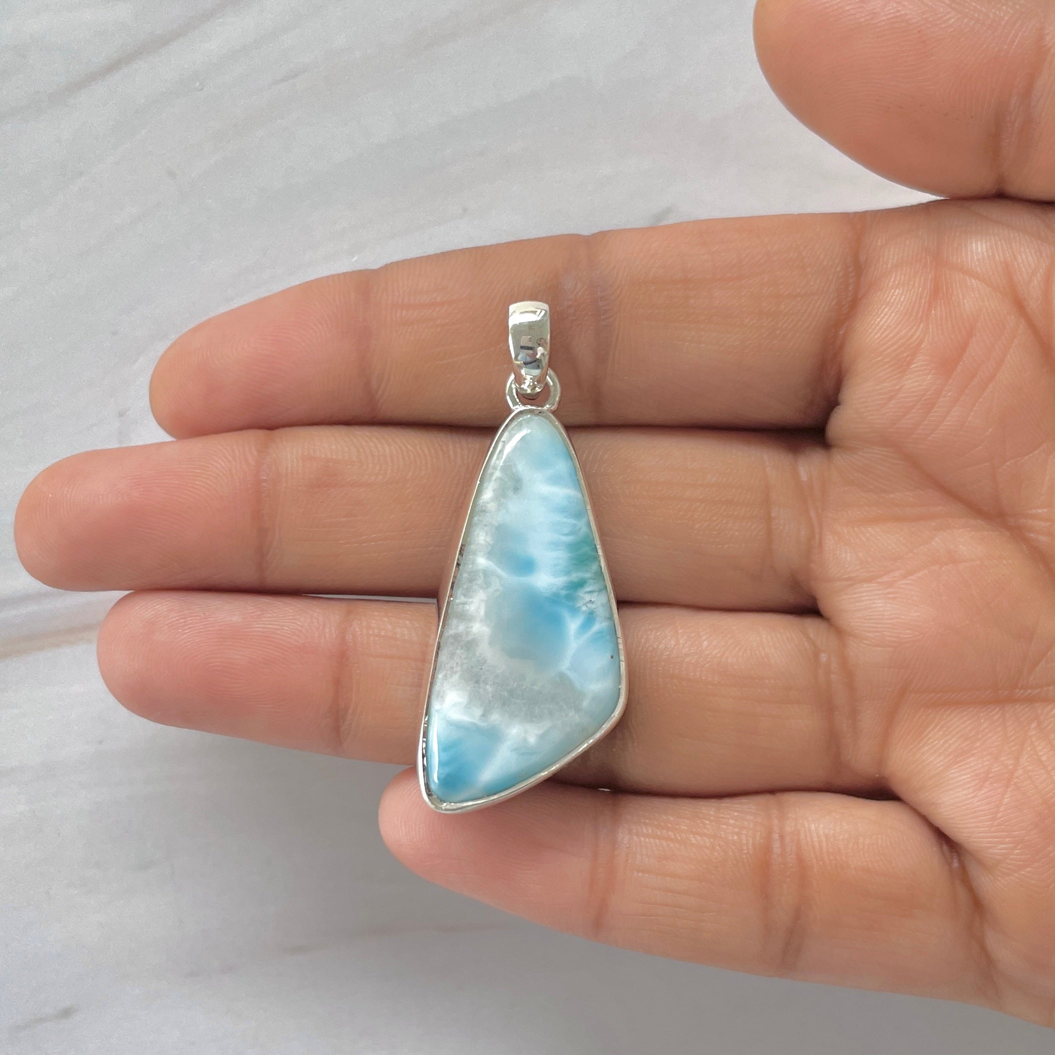 Larimar Pendant-(LAR-1-428)