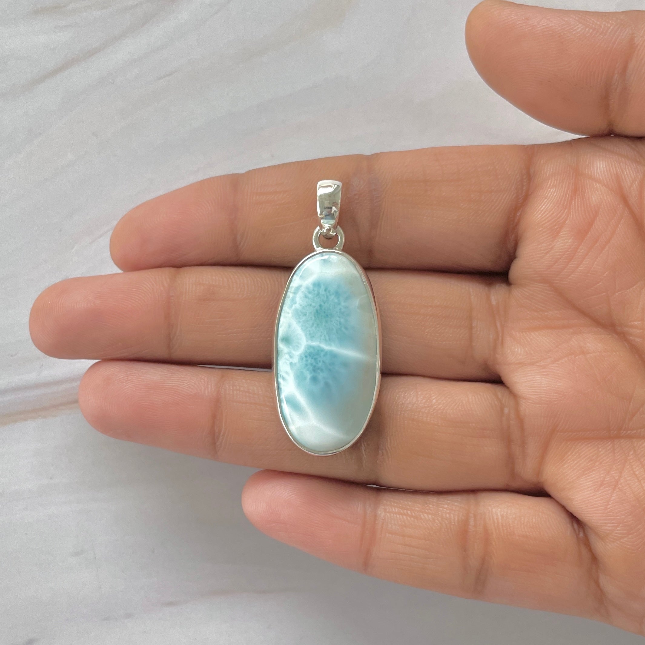 Larimar Pendant-(LAR-1-430)