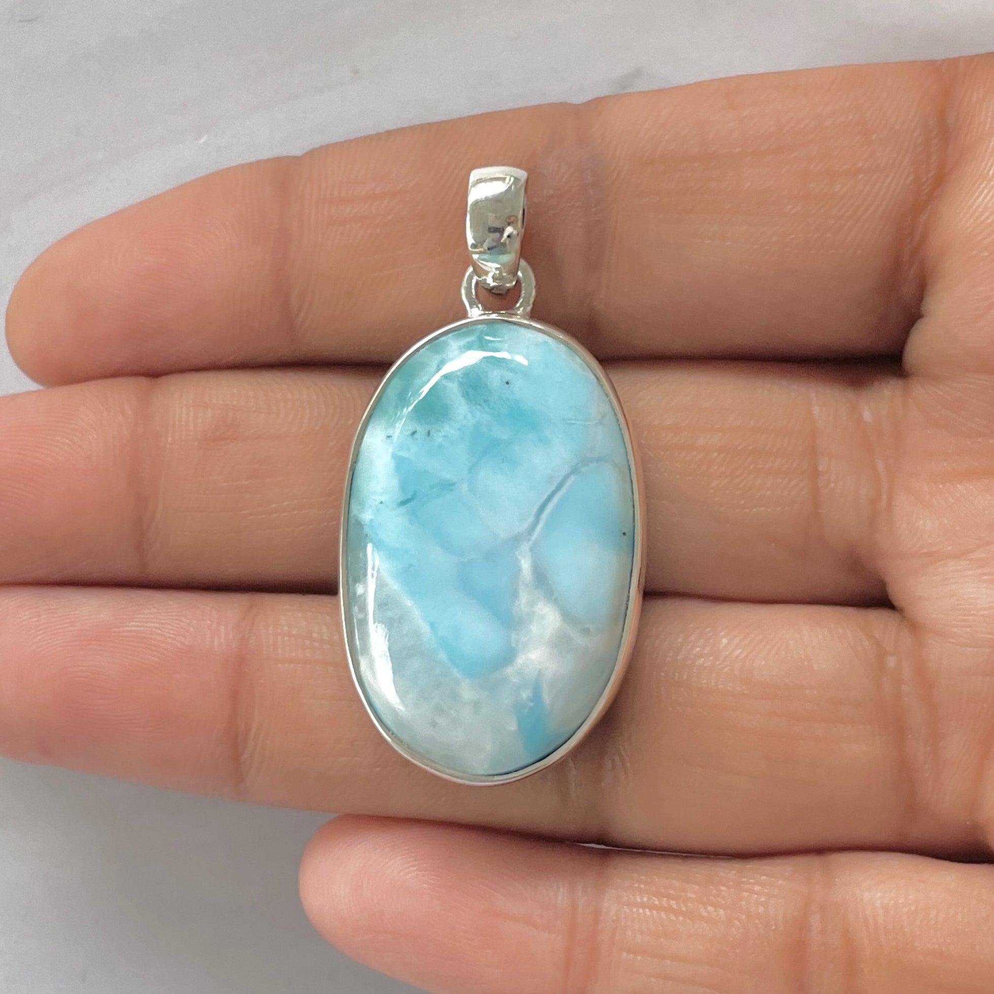 Larimar Pendant-(LAR-1-432)