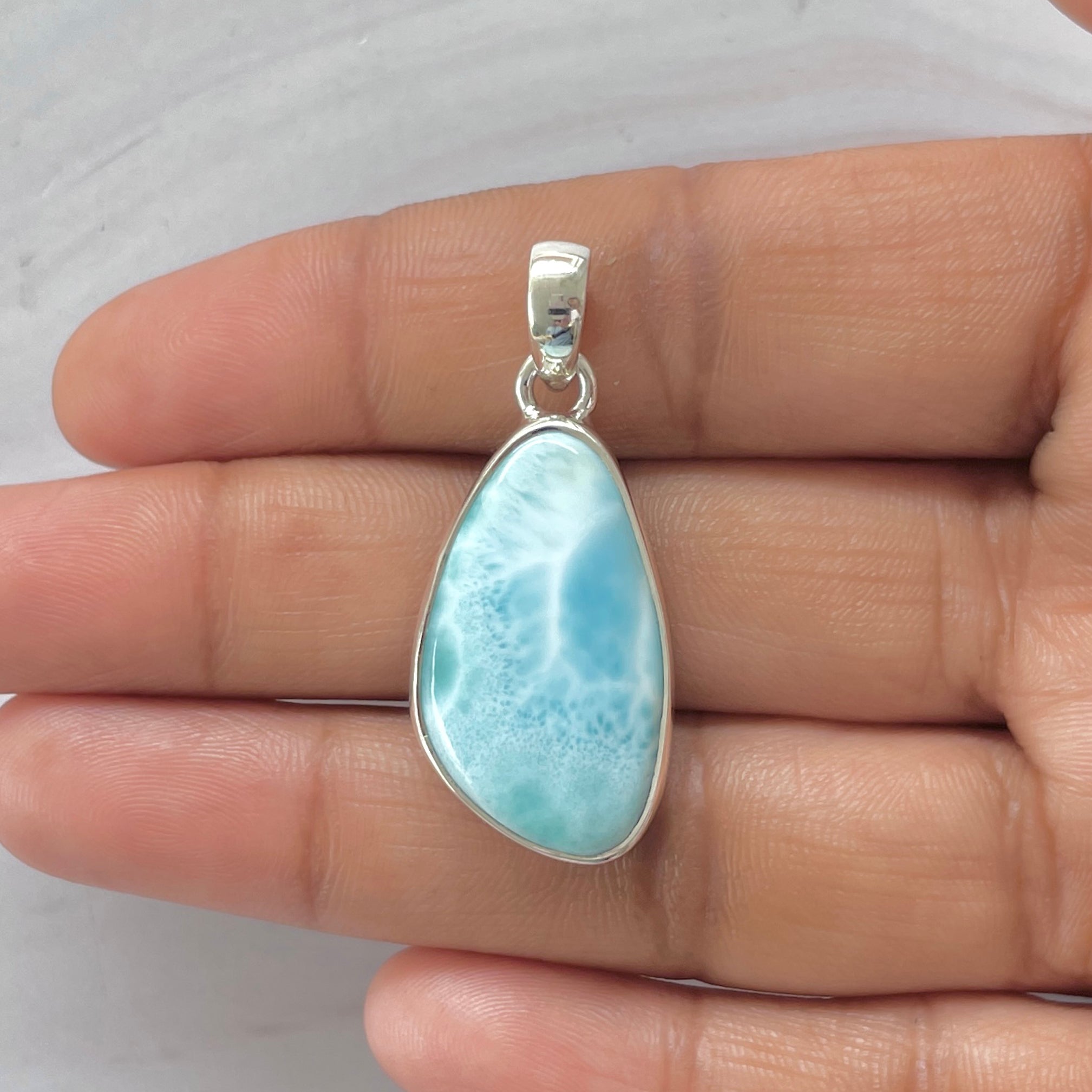 Larimar Pendant-(LAR-1-434)
