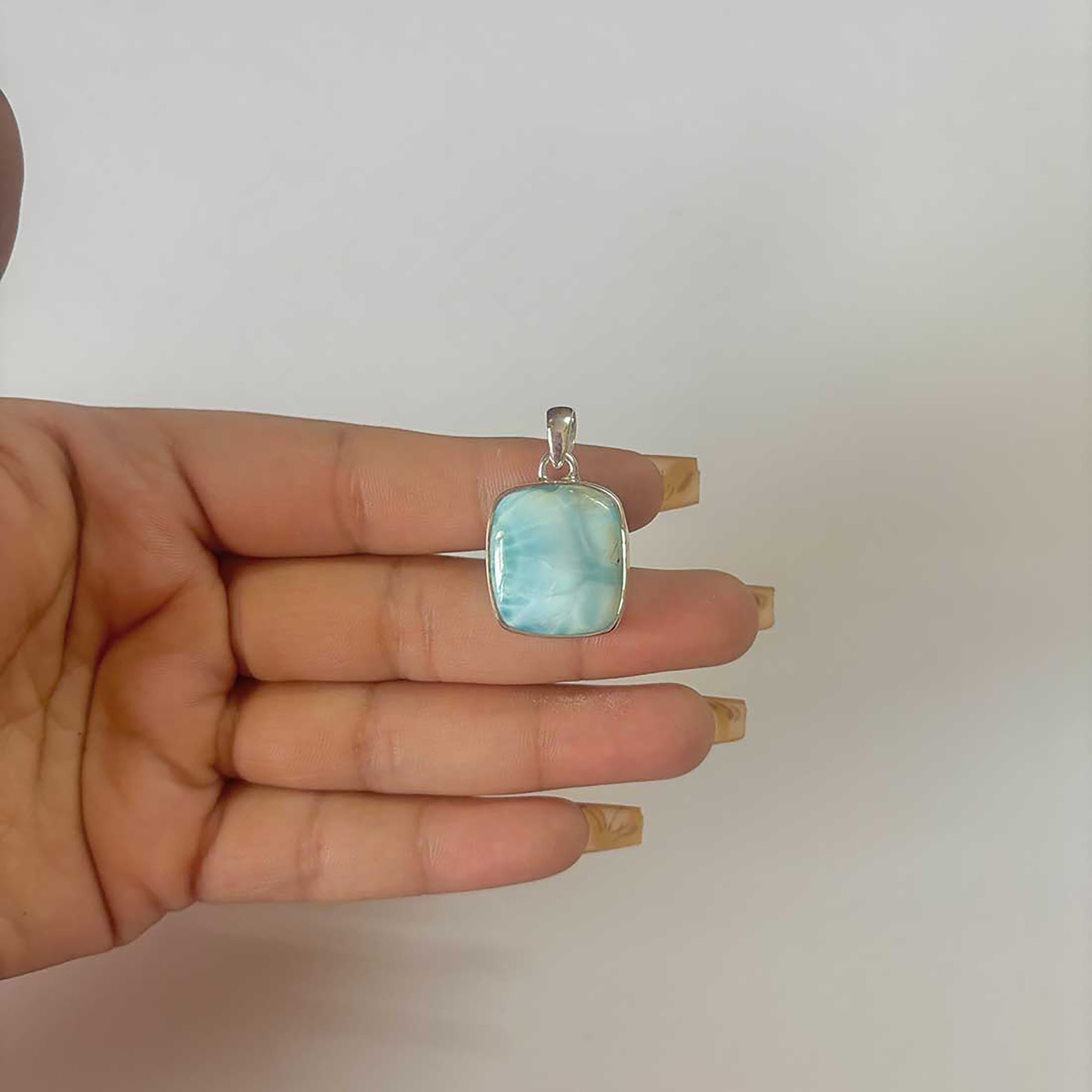 Larimar Pendant-(LAR-1-438)