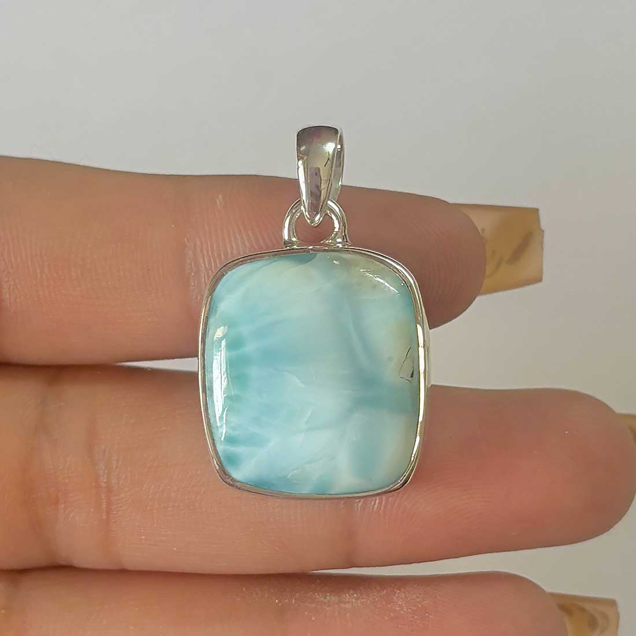 Larimar Pendant-(LAR-1-438)