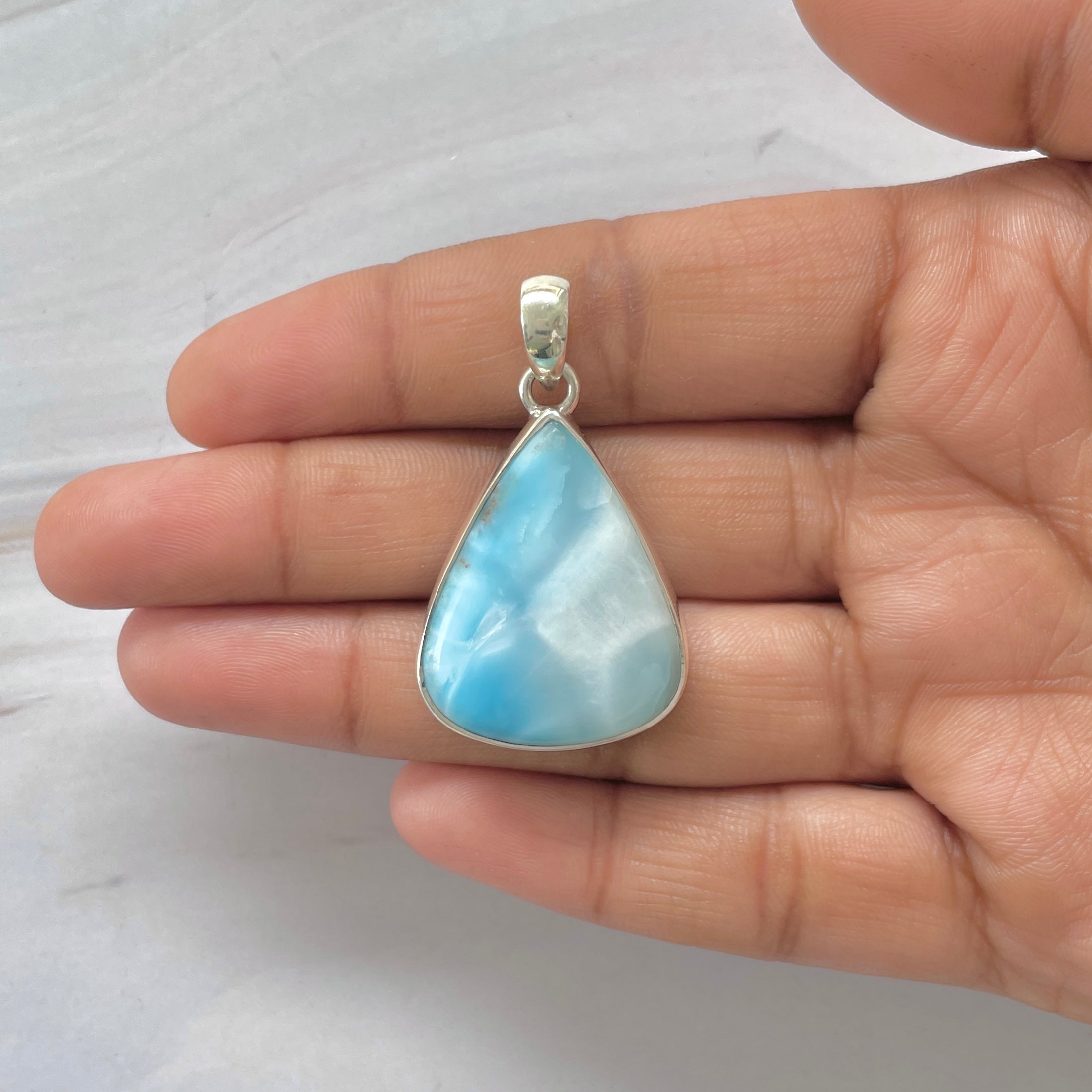 Larimar Pendant-(LAR-1-439)